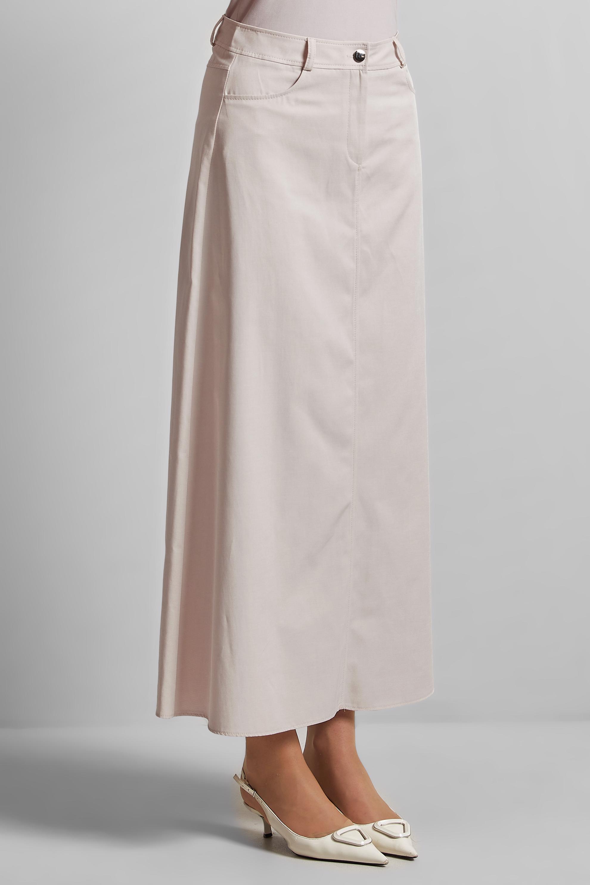 Vêtements hijab BEIGE JUPE DROITE 60697