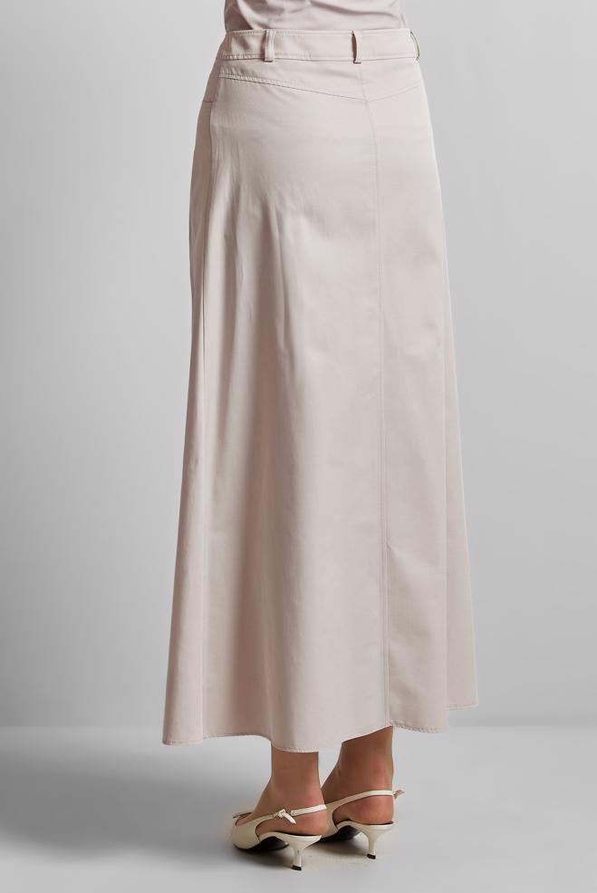 Vêtements hijab BEIGE JUPE DROITE 60697 - ALVİNA