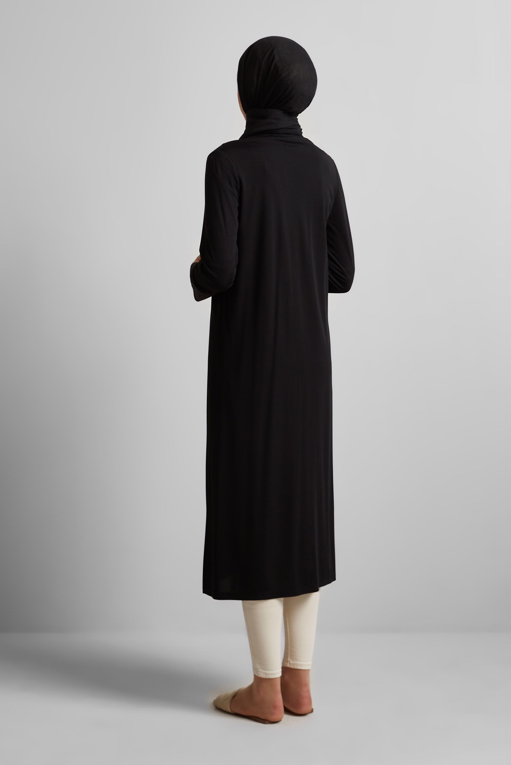 Vêtements hijab NOIR CARDIGAN LONG 45689