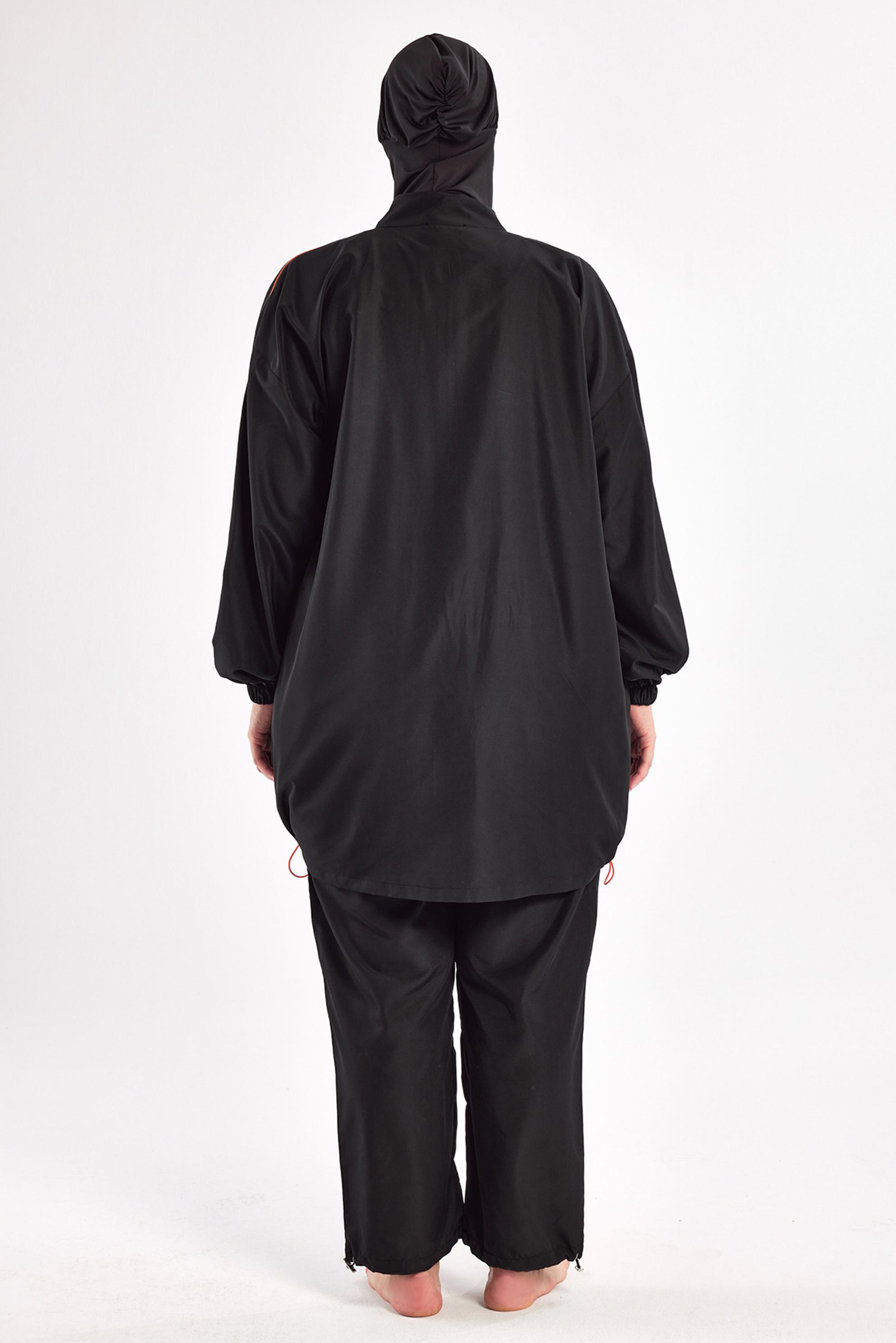 Vêtements hijab NOIR MAILLOT DE BAIN HIJAB GRANDE TAILLE 1804