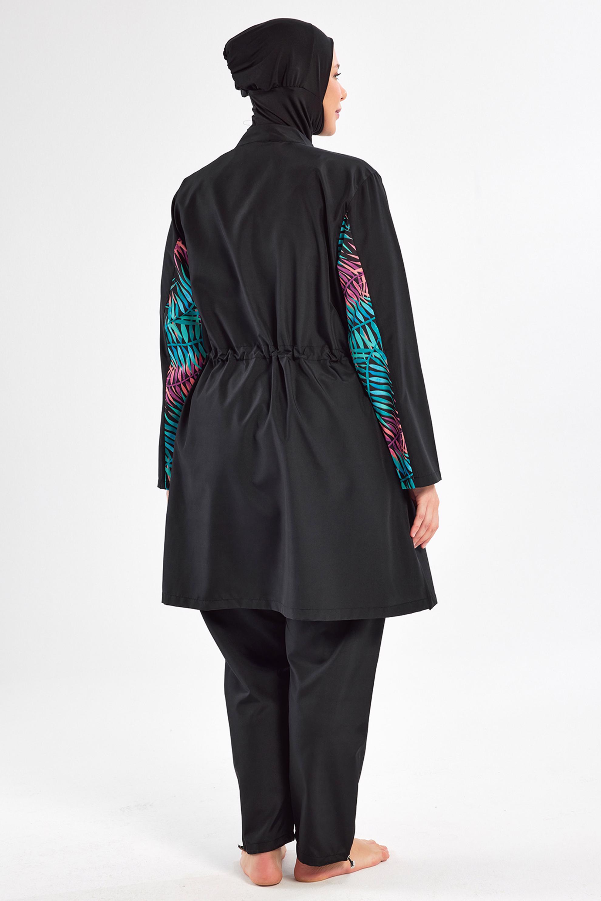 Vêtements hijab NOIR MAILLOT DE BAIN HIJAB GRANDE TAILLE 2802