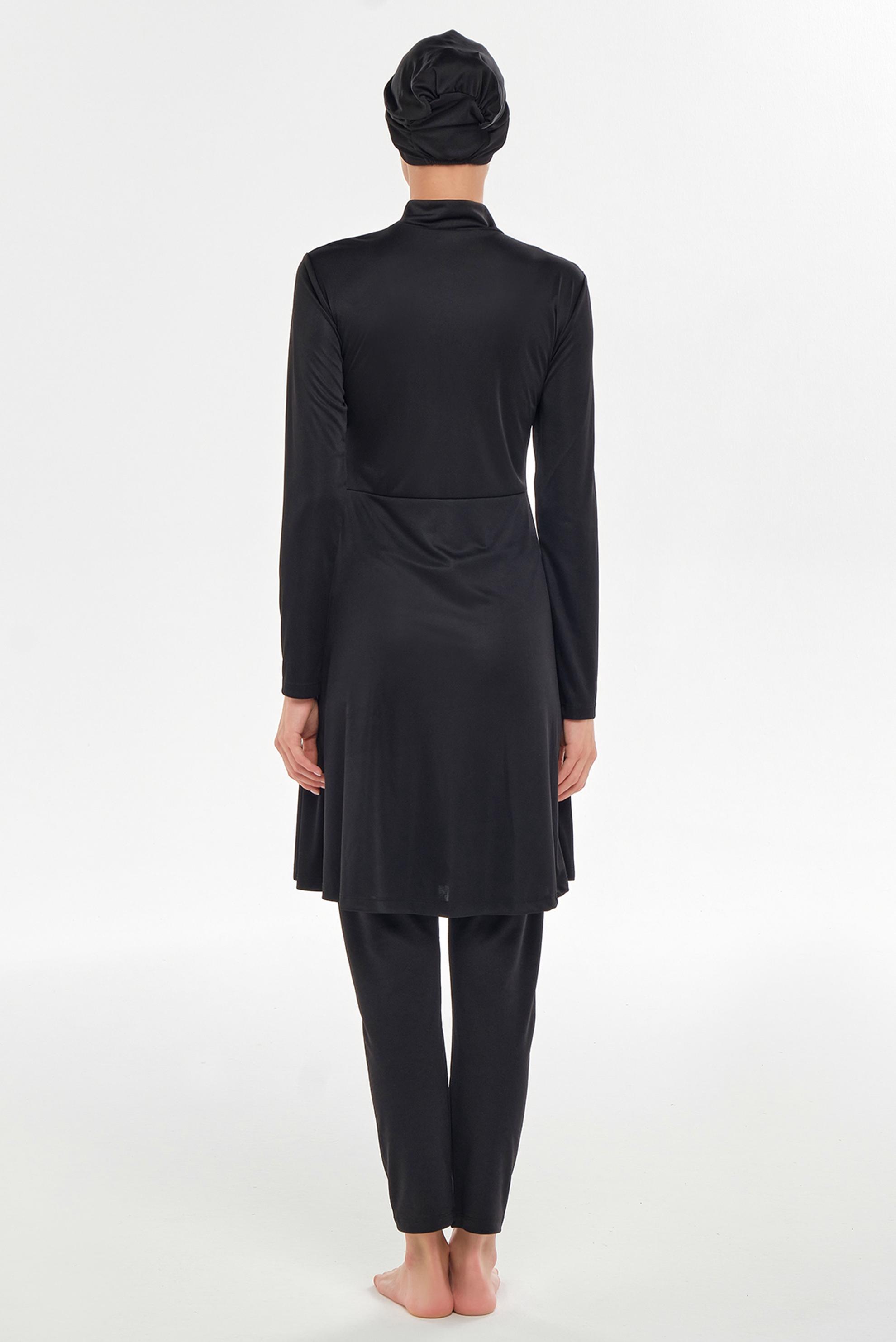 Vêtements hijab NOIR MAILLOT DE BAIN HIJAB EN LYCRA 3128