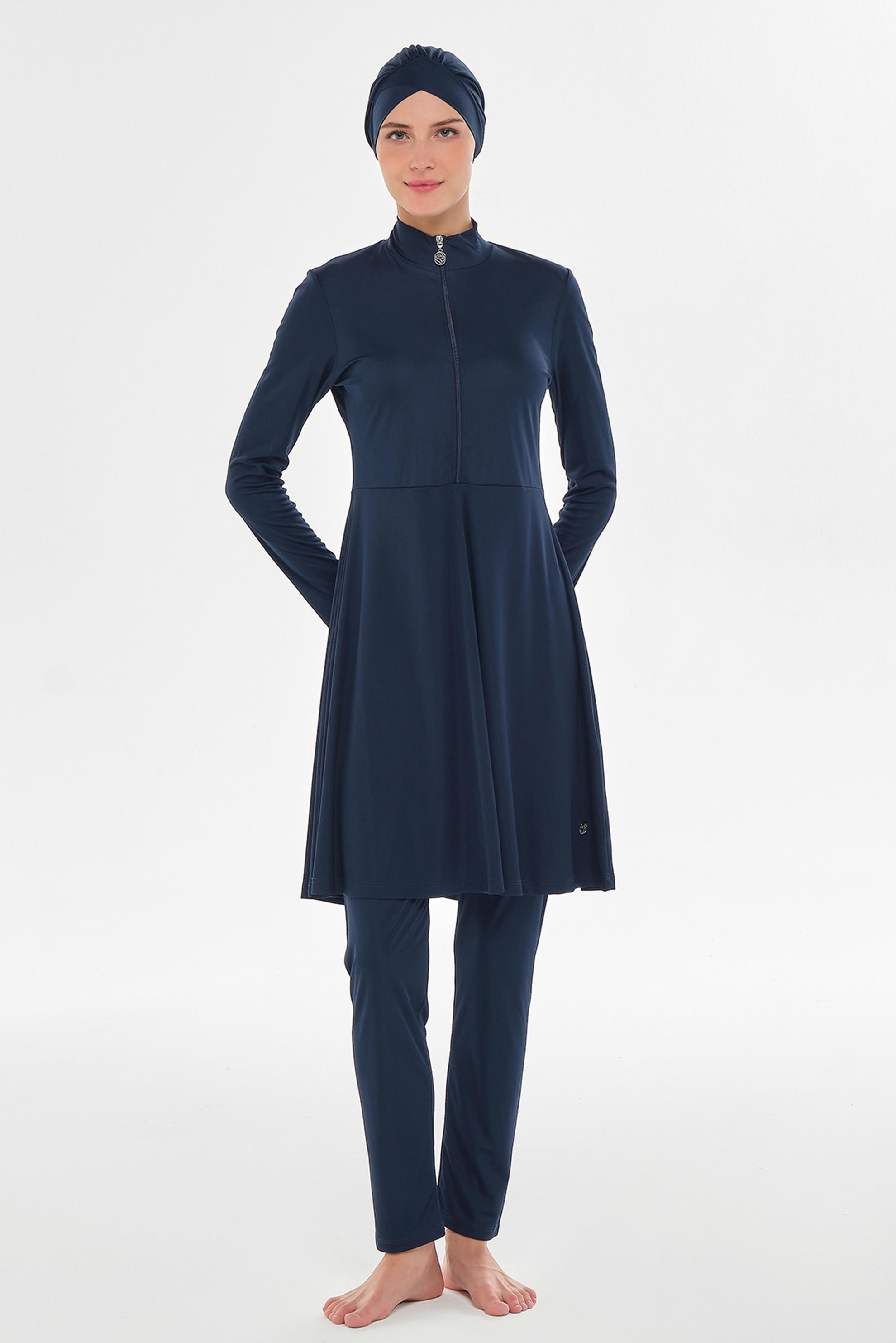 Vêtements hijab BLEU MARINE MAILLOT DE BAIN HIJAB EN LYCRA 3128