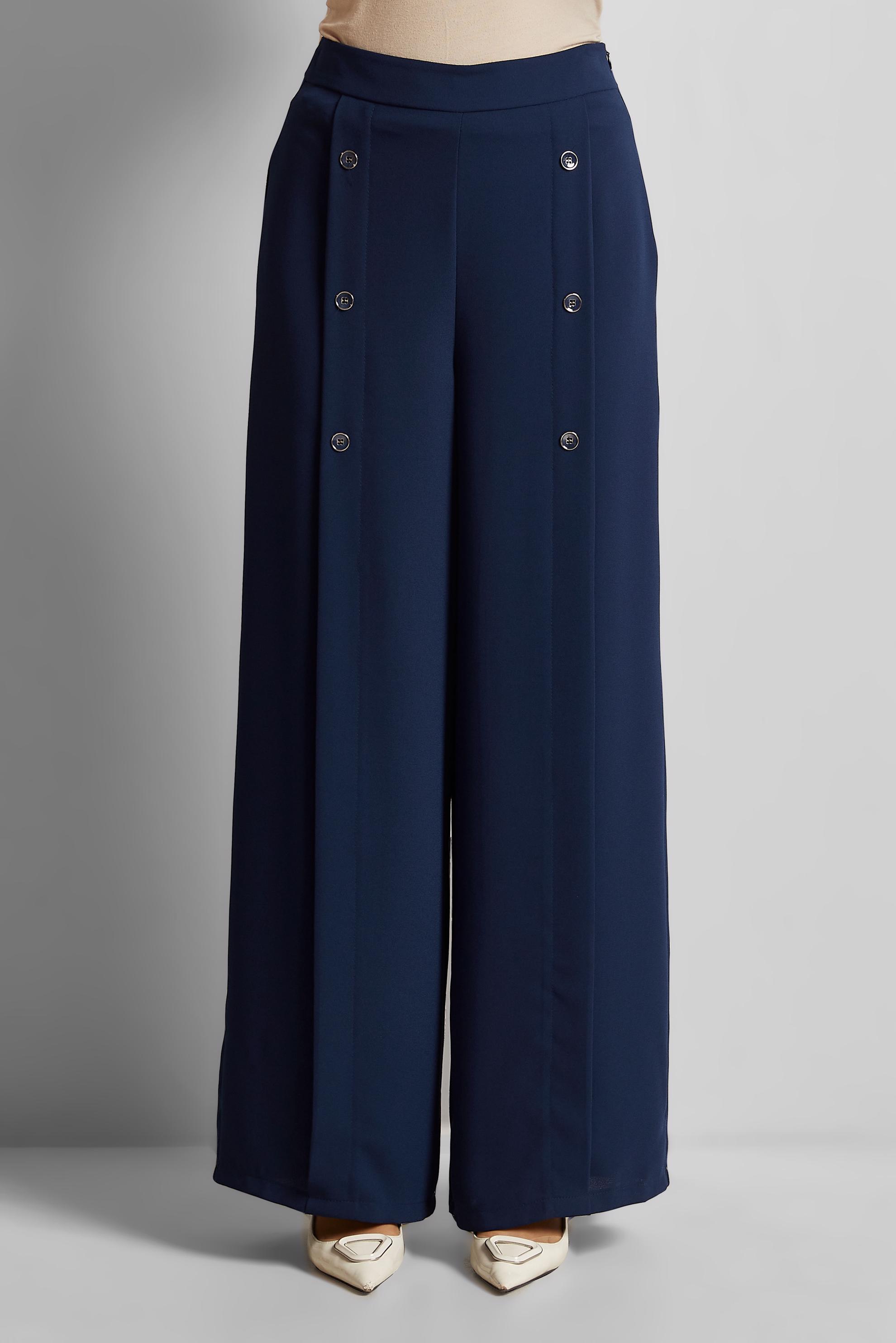 Tesettür giyim LACİVERT GENİŞ PAÇA PANTOLON 70566