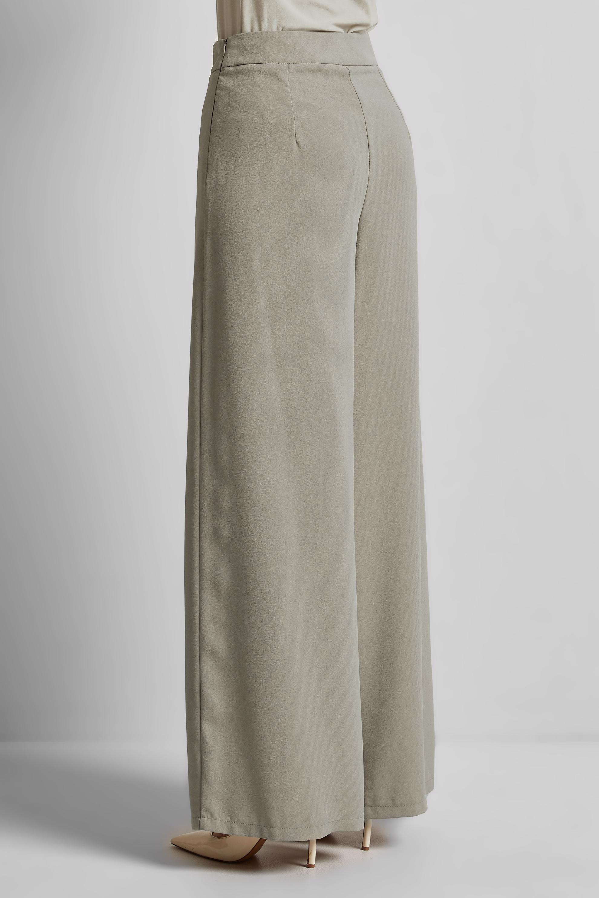 Tesettür giyim KUM GENİŞ PAÇA PANTOLON 70566