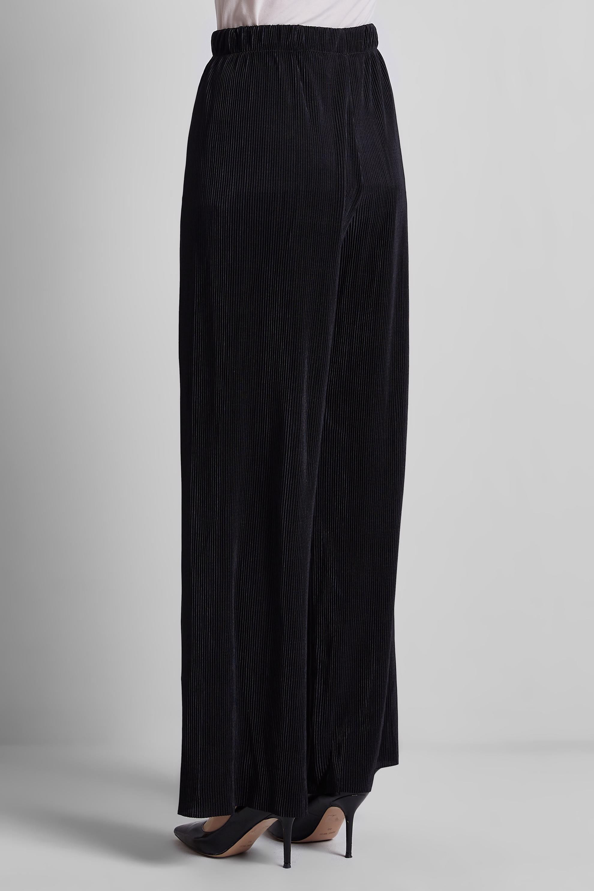 Tesettür giyim SİYAH BELİ LASTİKLİ PANTOLON 70740