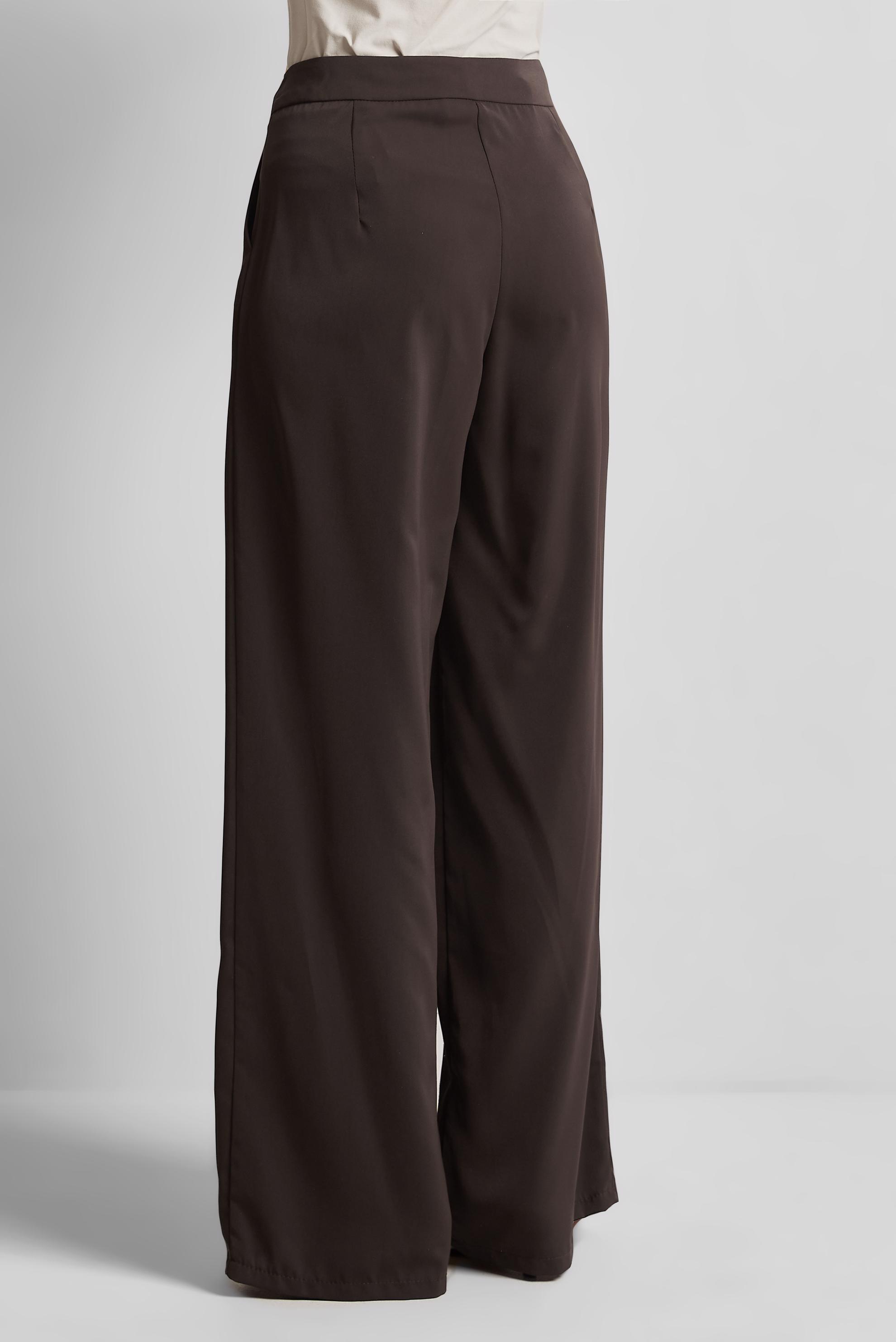 Tesettür giyim KAHVE TAŞLI GENİŞ PAÇA PANTOLON 70750