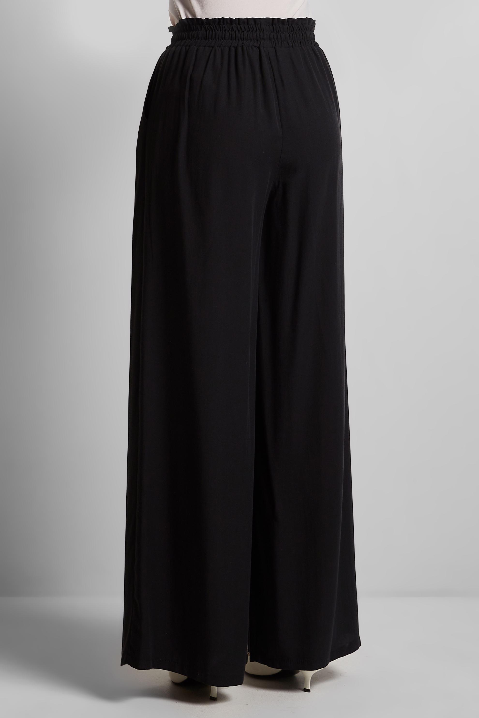 Tesettür giyim SİYAH GENİŞ PAÇA PANTOLON 70850