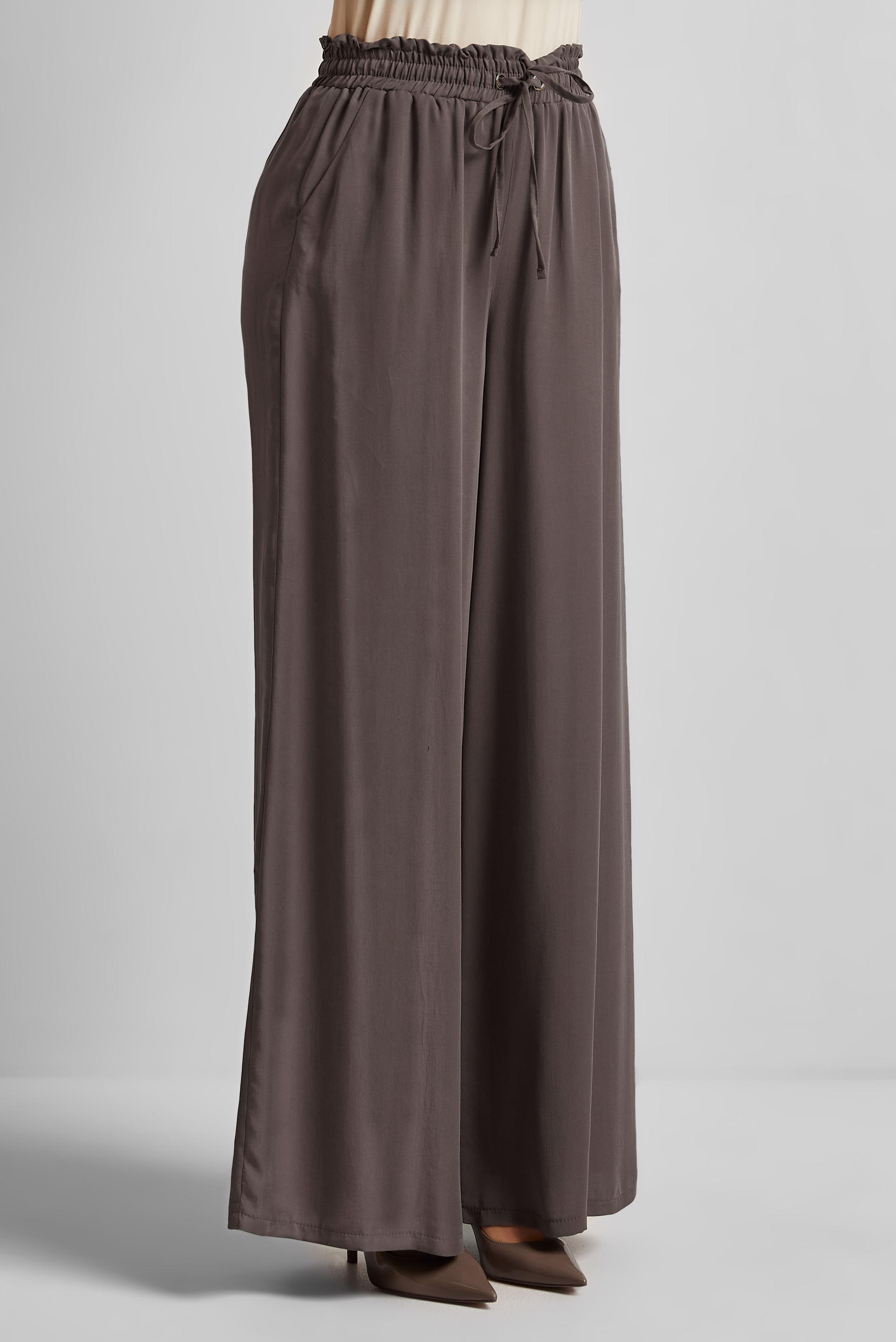 Tesettür giyim VİZON GENİŞ PAÇA PANTOLON 70850