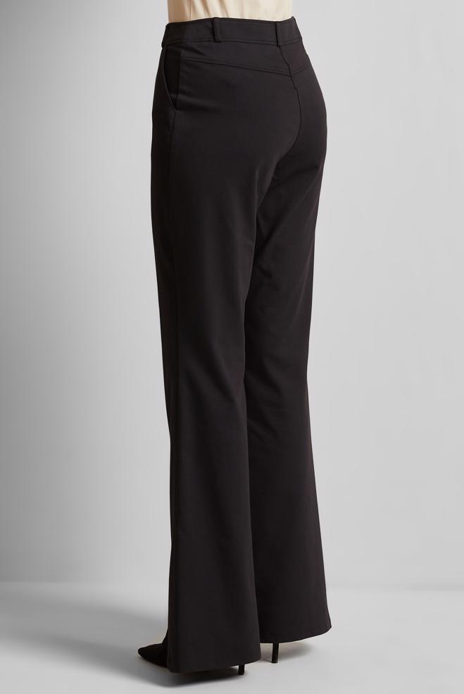 Hijab clothing BLACK SLIT DETAILED PANTS 70851 - ALVİNA