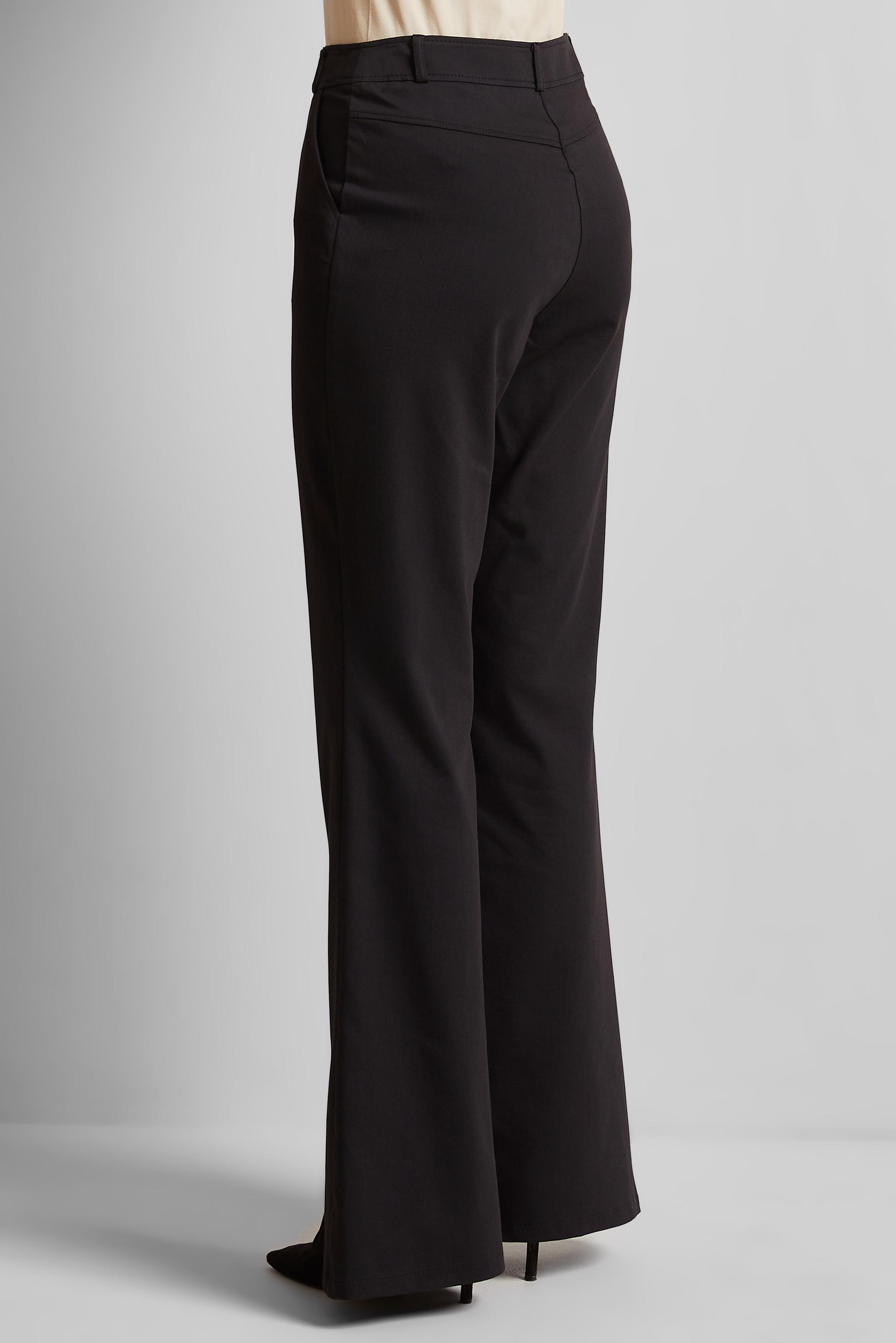 Tesettür giyim SİYAH YIRTMAÇ DETAYLI PANTOLON 70851