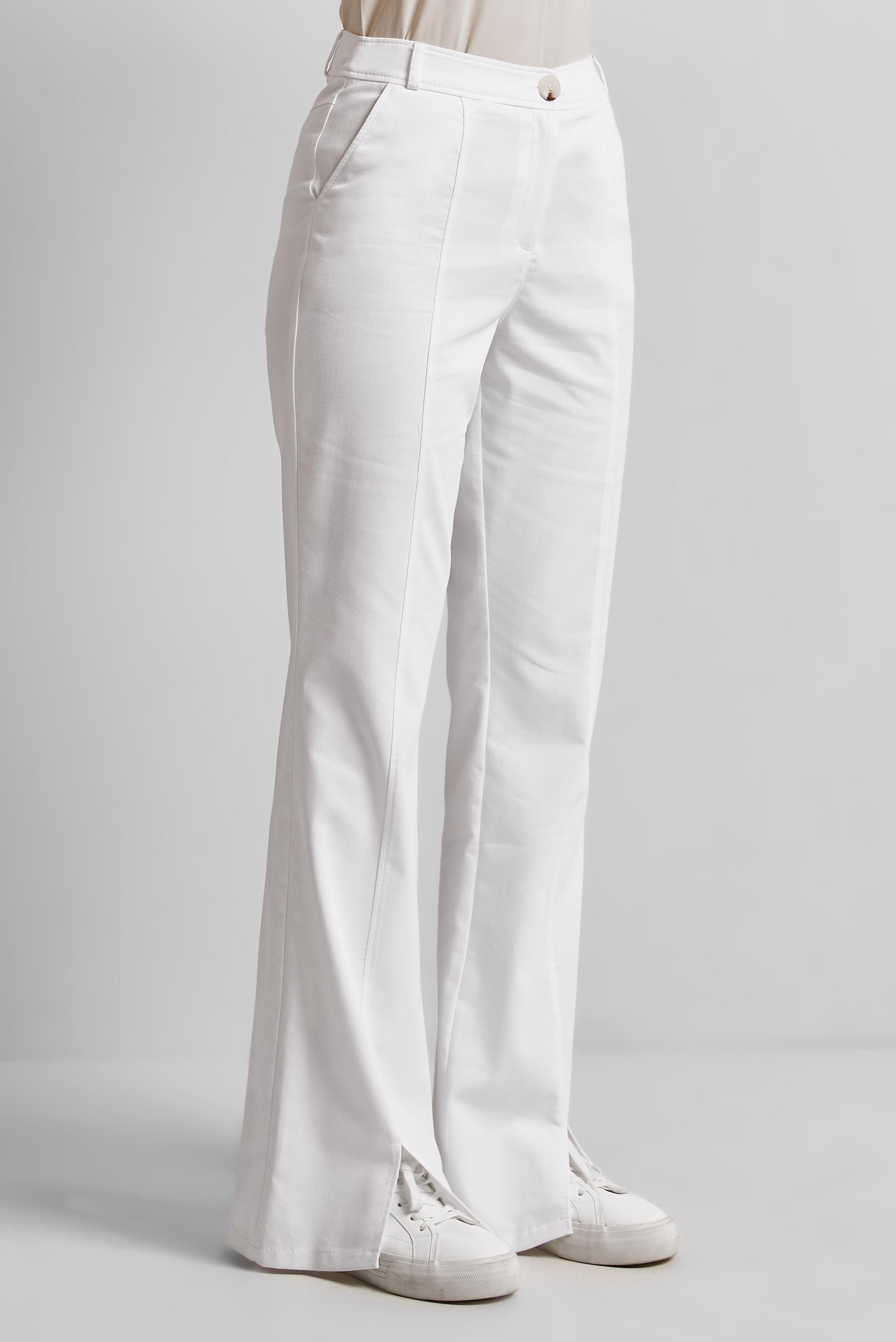 Tesettür giyim BEYAZ YIRTMAÇ DETAYLI PANTOLON 70851