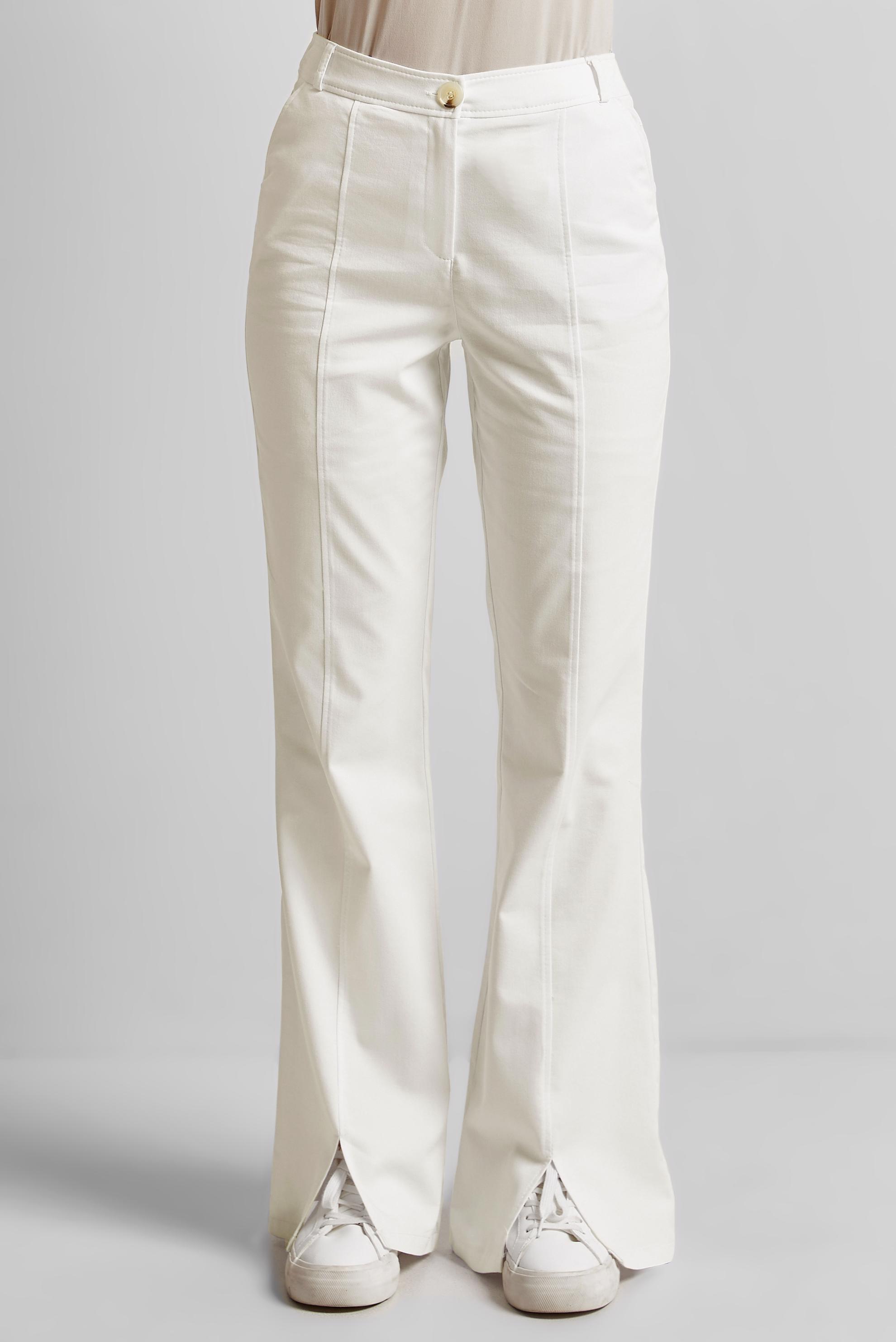 Hijab clothing WHITE SLIT DETAILED PANTS 70851