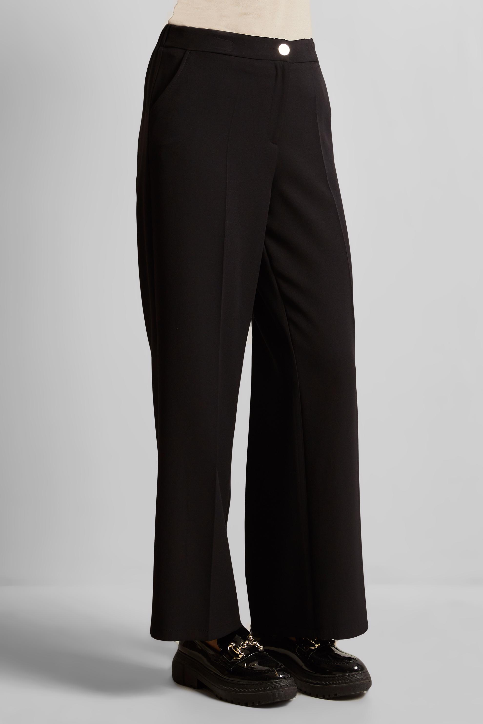 Tesettür giyim SİYAH GENİŞ PAÇA PANTOLON 70852