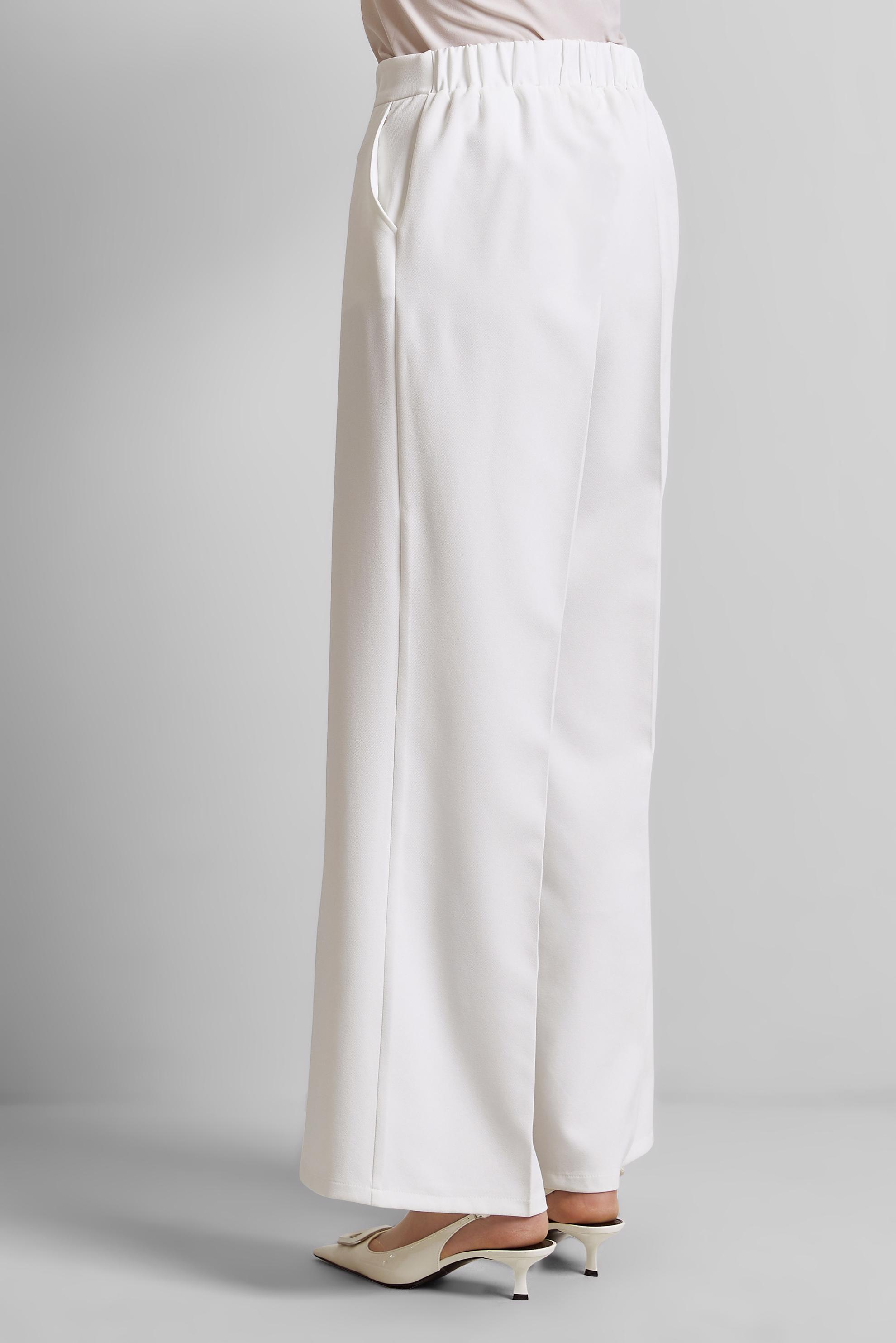 Tesettür giyim BEYAZ GENİŞ PAÇA PANTOLON 70852