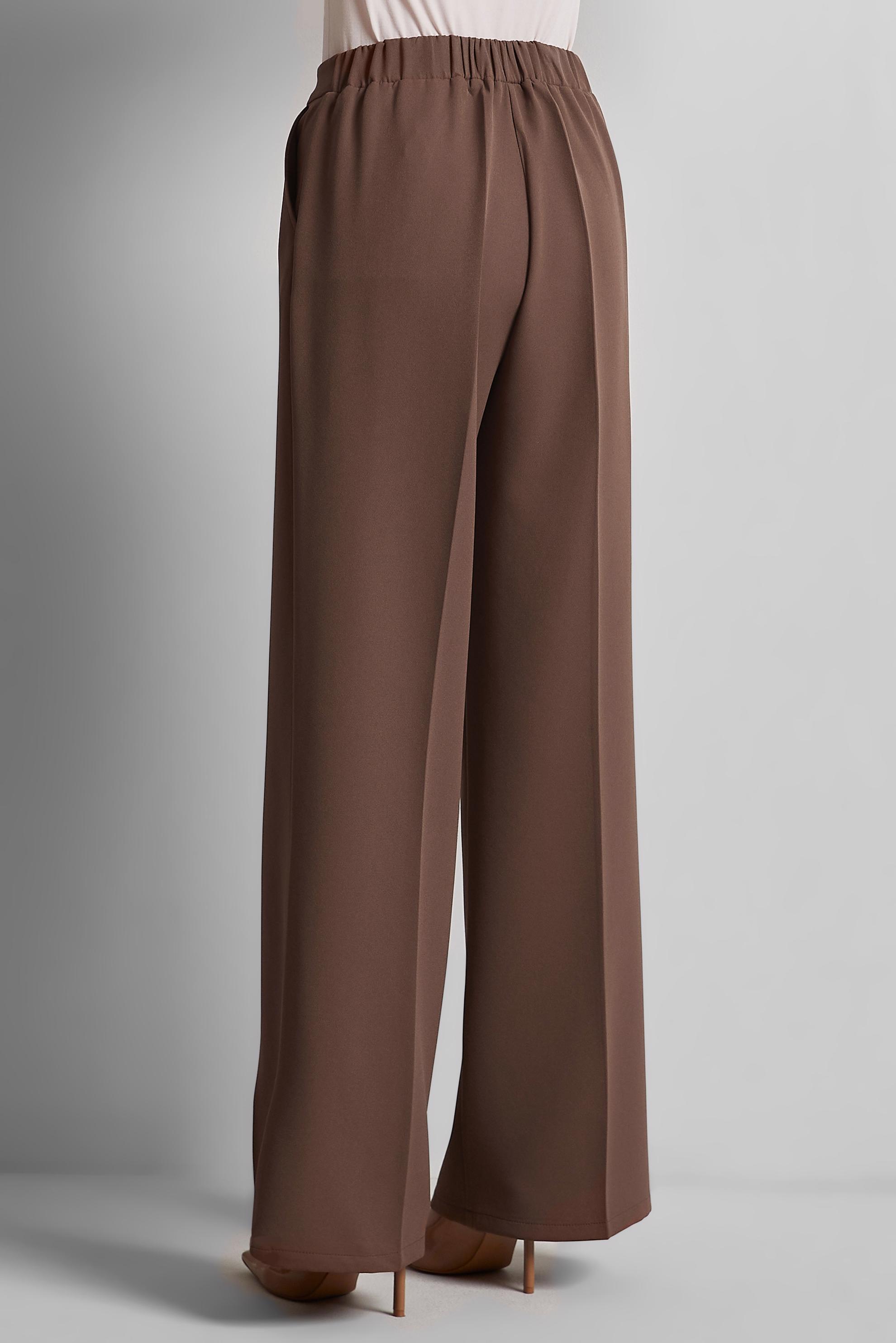 Tesettür giyim VİZON GENİŞ PAÇA PANTOLON 70852