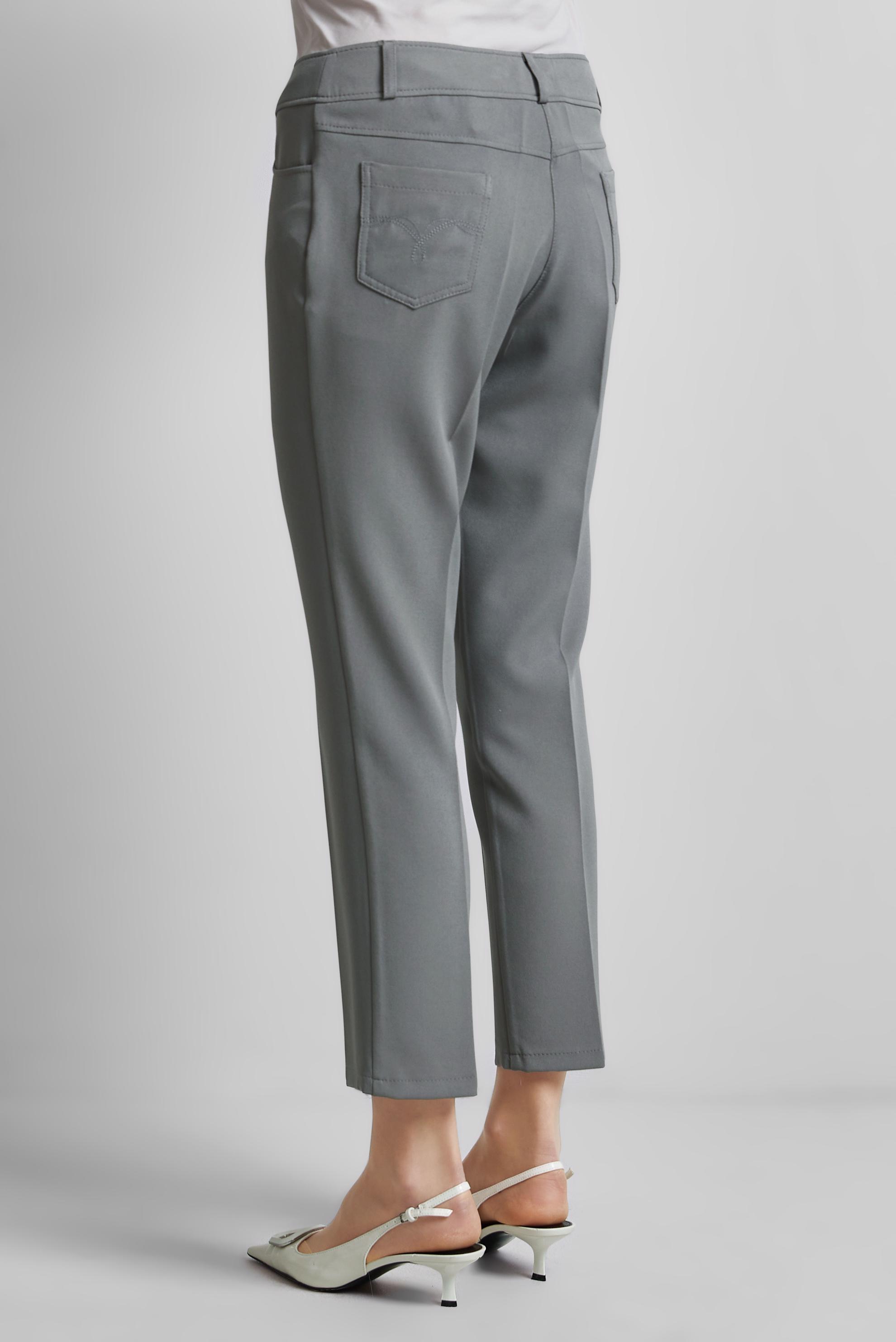 Tesettür giyim GRİ DAR PAÇA PANTOLON 70853