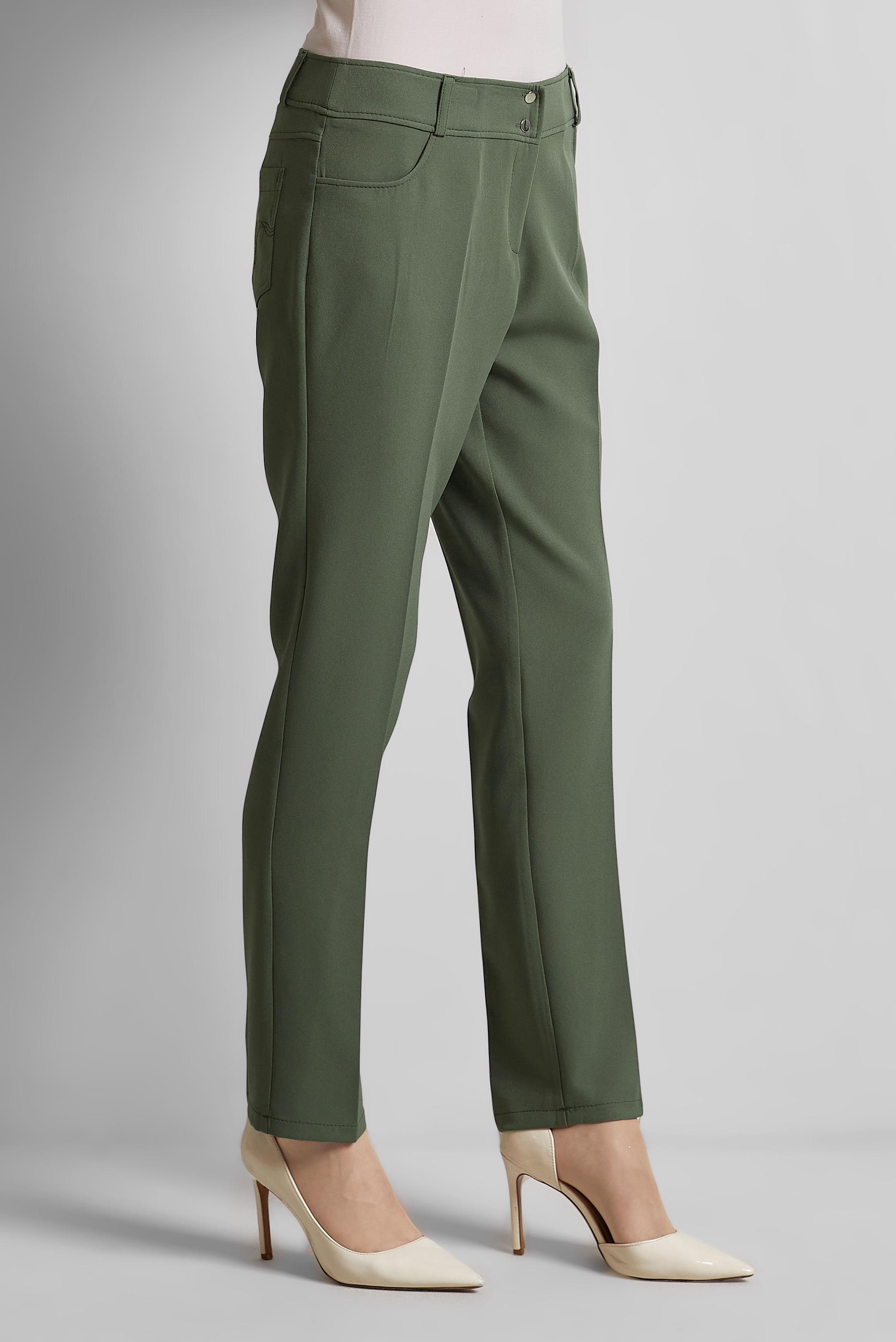 Tesettür giyim YEŞİL DAR PAÇA PANTOLON 70853