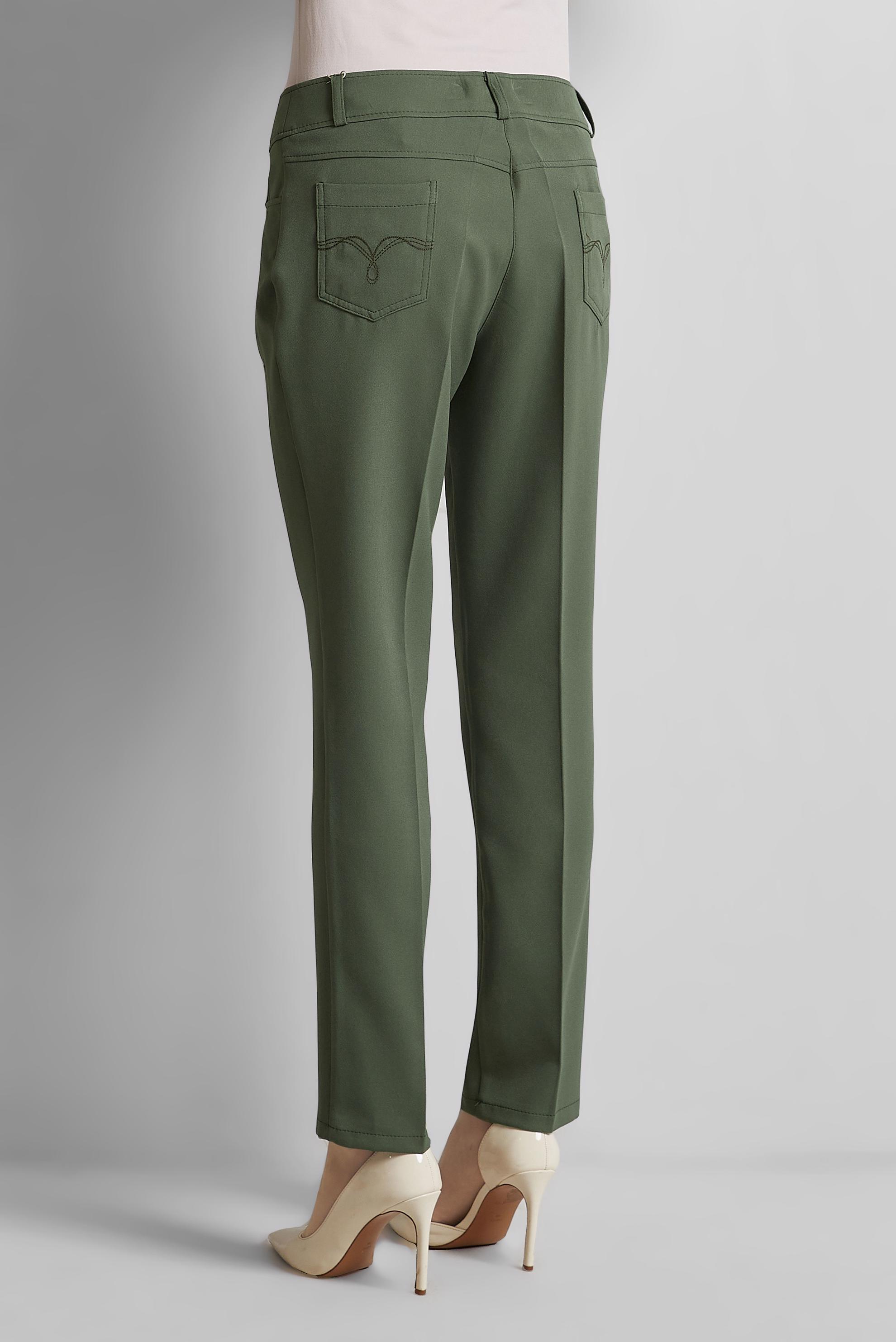 Tesettür giyim YEŞİL DAR PAÇA PANTOLON 70853