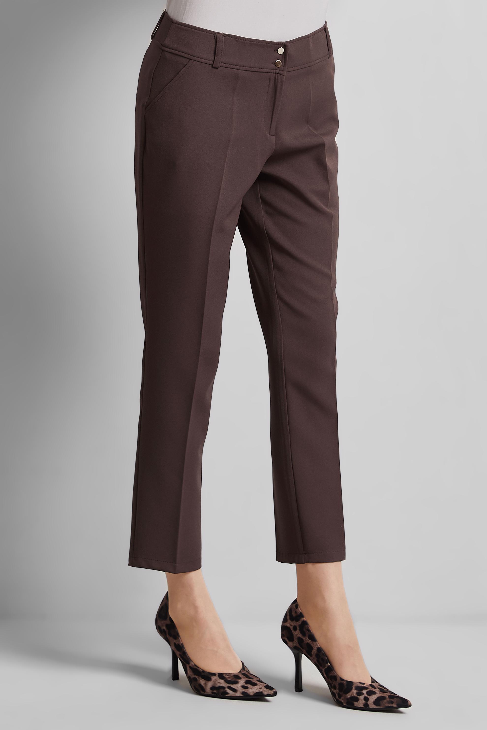 Tesettür giyim KAHVE DAR PAÇA PANTOLON 70854