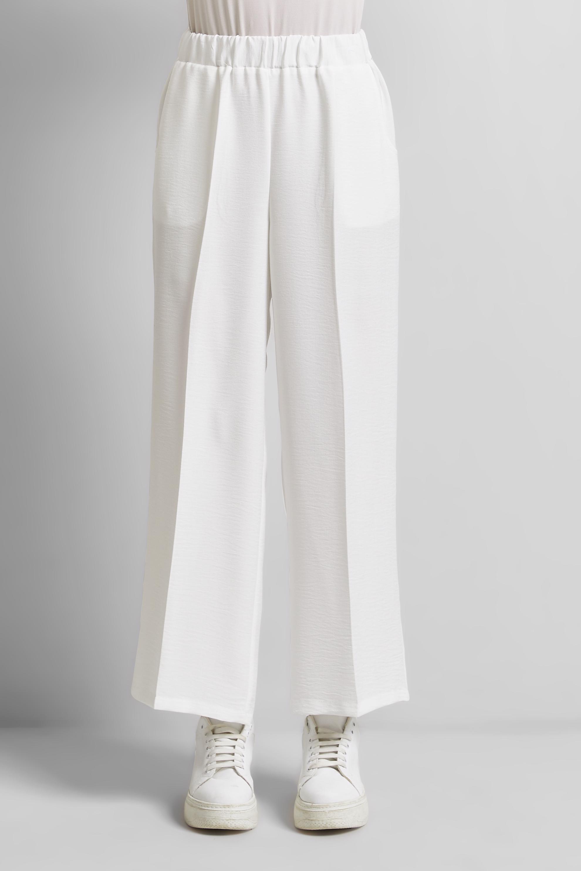 Tesettür giyim BEYAZ BELİ LASTİKLİ PANTOLON 70855