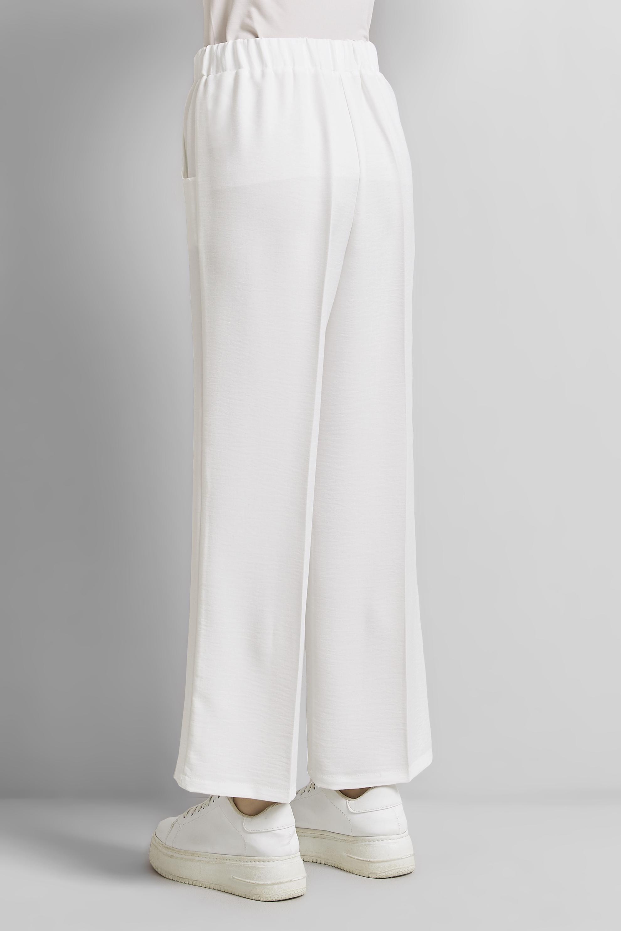 Tesettür giyim BEYAZ BELİ LASTİKLİ PANTOLON 70855