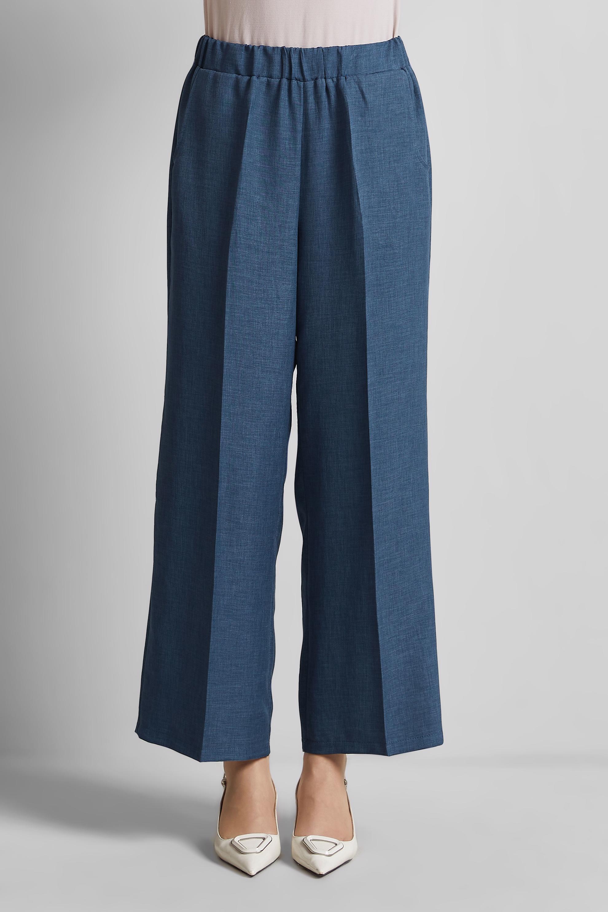 Tesettür giyim LACİVERT BELİ LASTİKLİ PANTOLON 70855