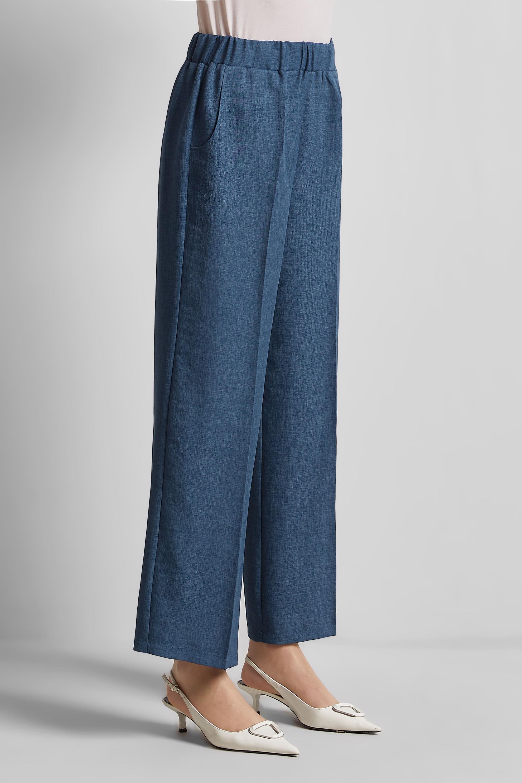 Tesettür giyim LACİVERT BELİ LASTİKLİ PANTOLON 70855