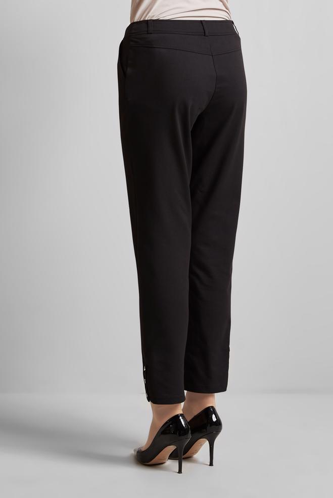 Hijab clothing BLACK STRAIGHT CUT PANTS 70856 - ALVİNA