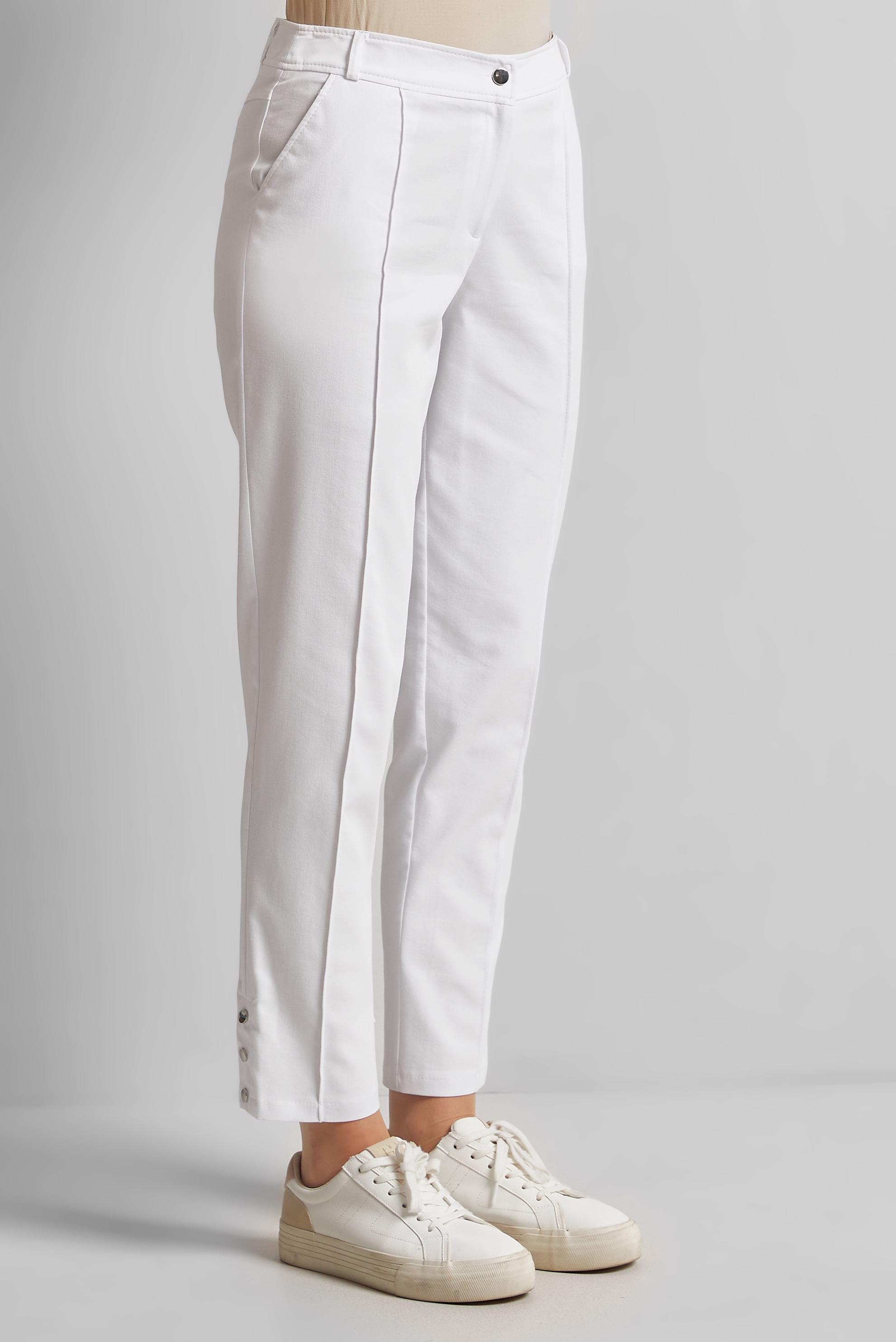 Tesettür giyim BEYAZ DÜZ PAÇA PANTOLON 70856