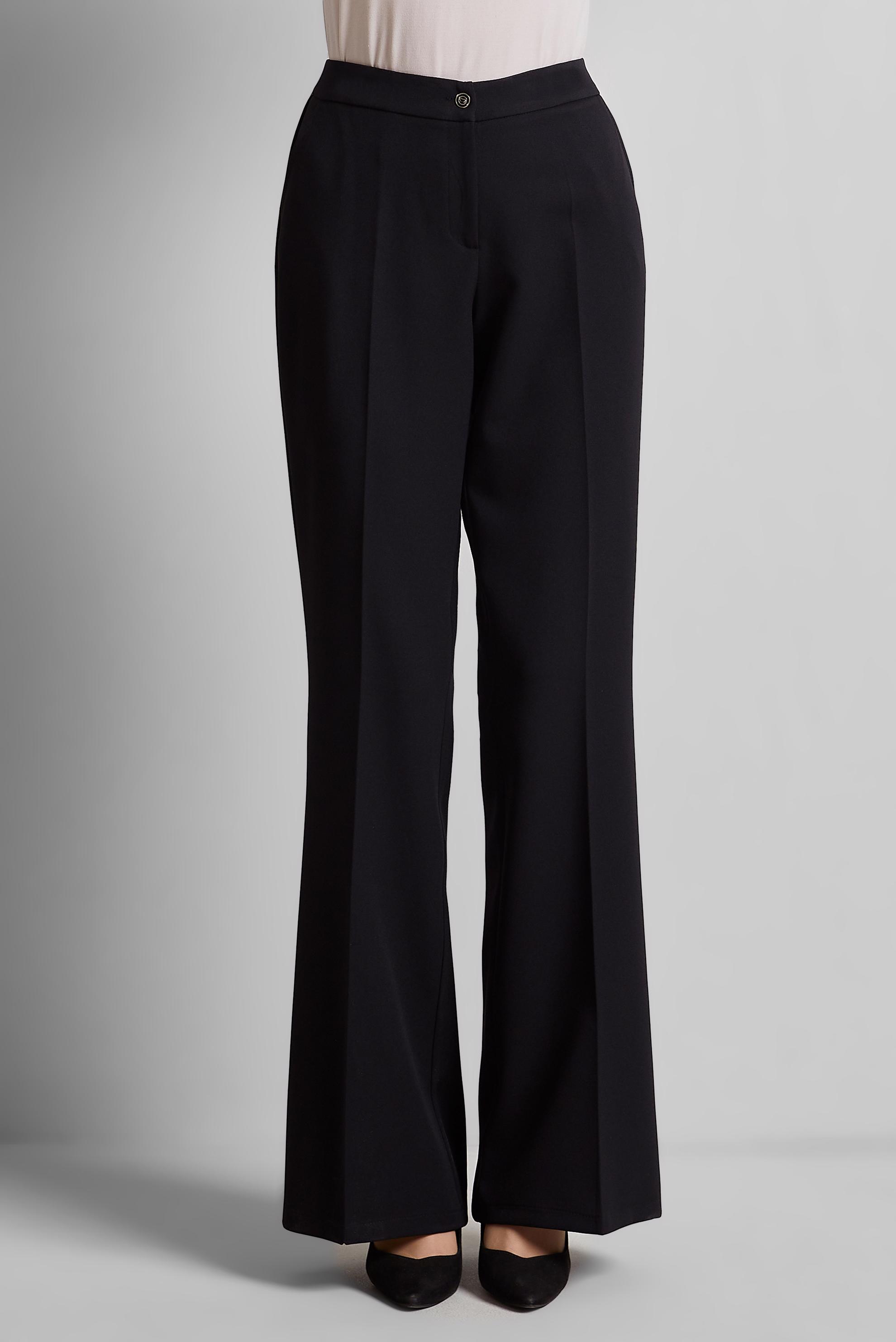 Tesettür giyim SİYAH İSPANYOL PAÇA PANTOLON 70860