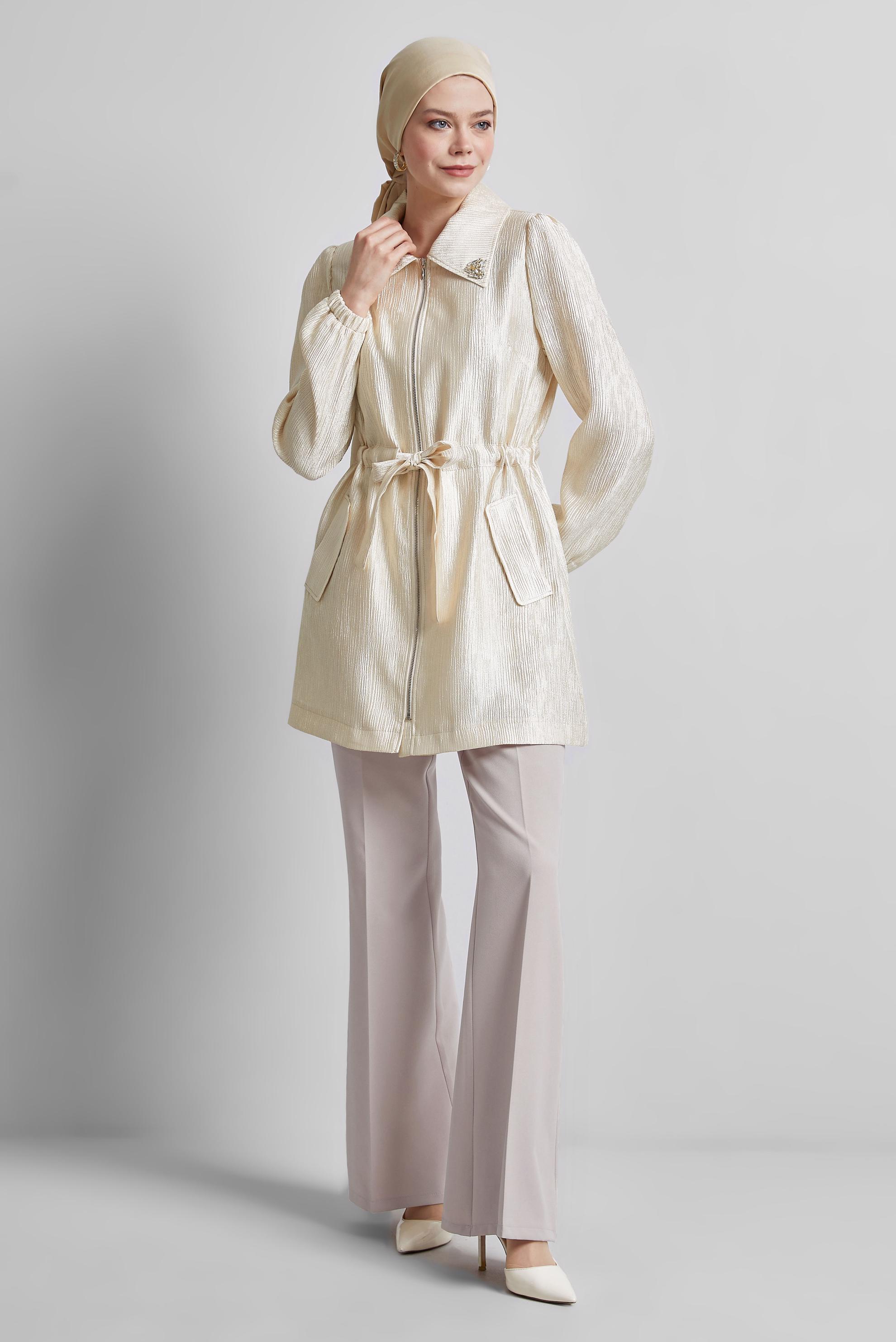 Vêtements hijab BEIGE PANTALON ÉVASÉ 70860