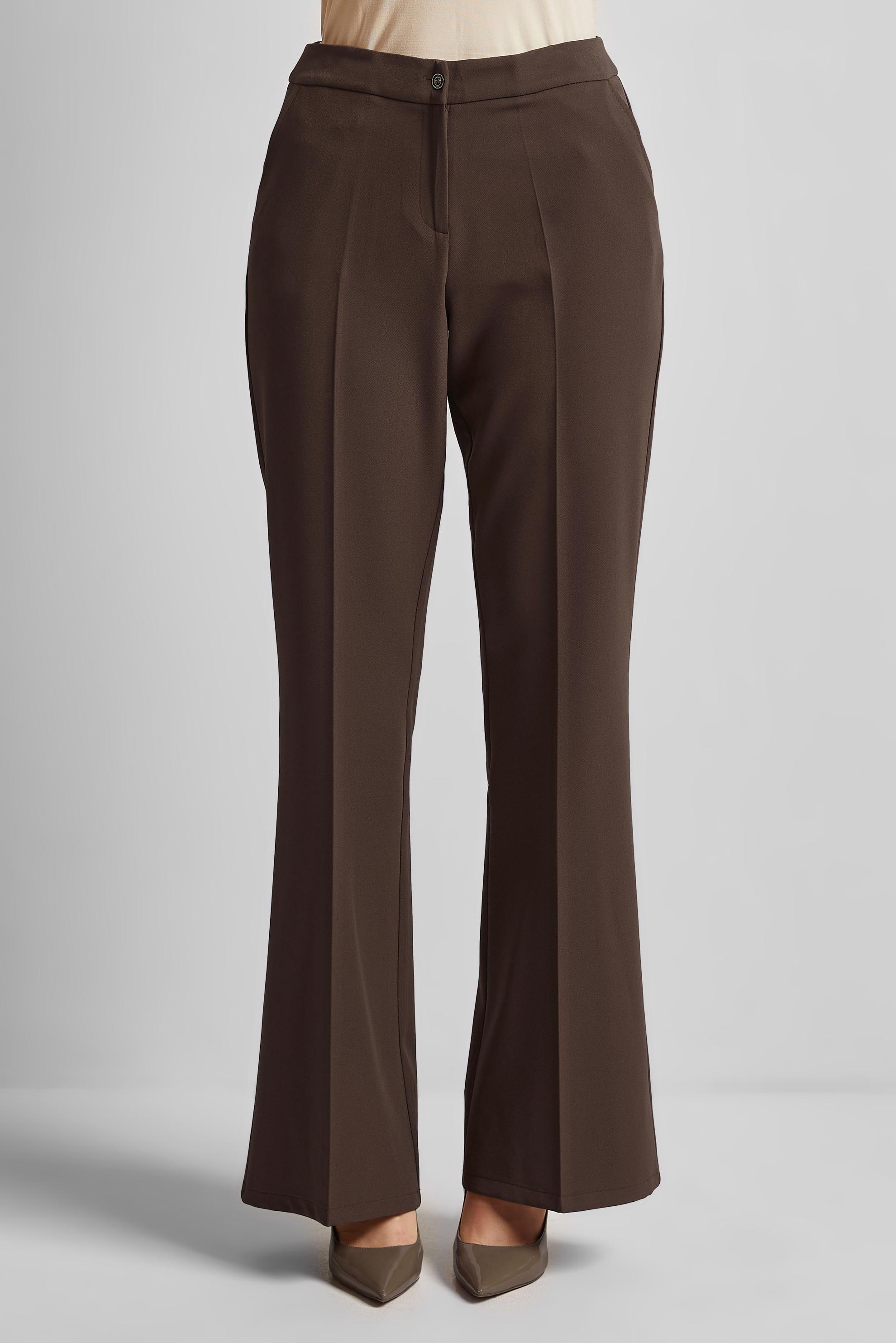 Tesettür giyim VİZON İSPANYOL PAÇA PANTOLON 70860