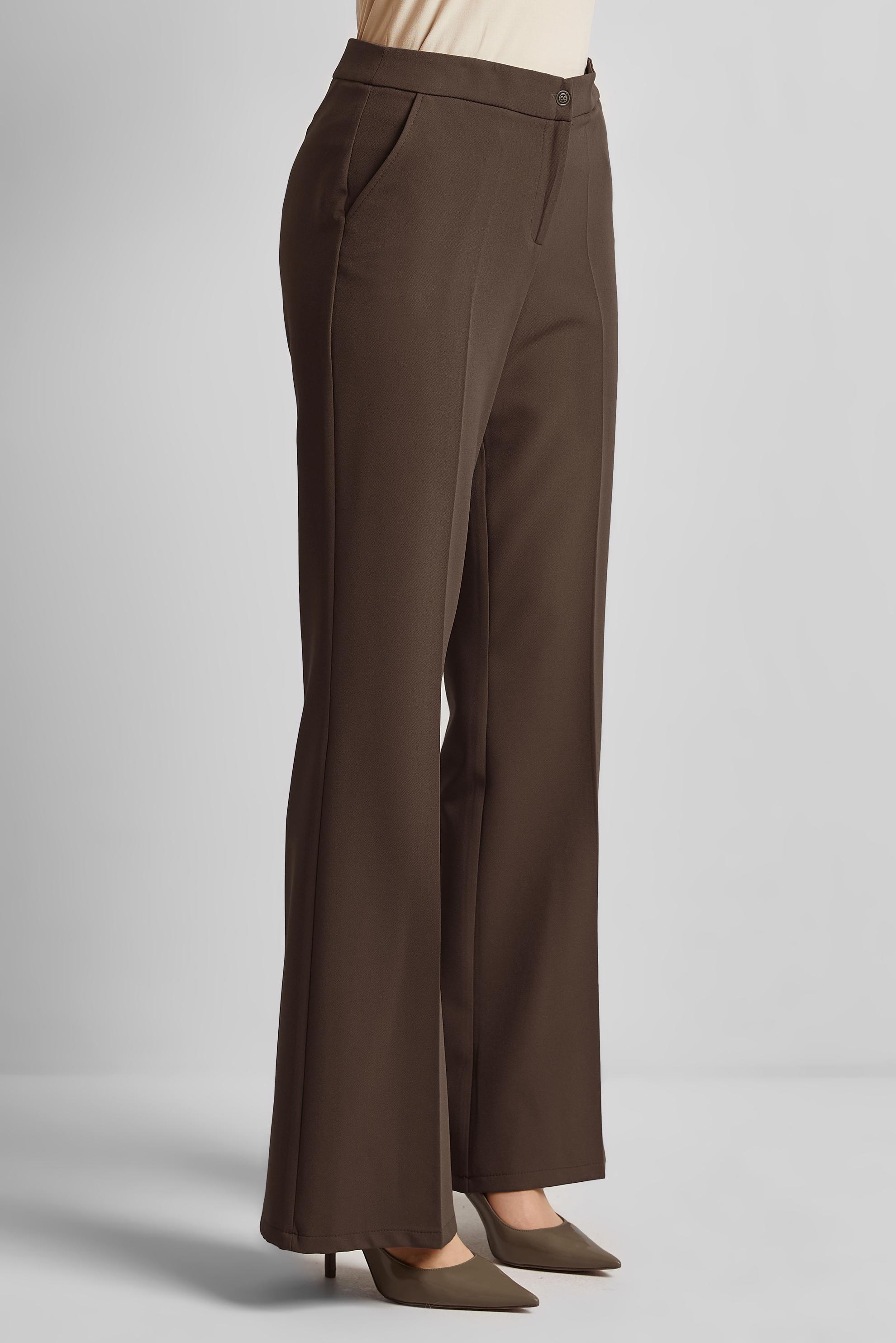 Tesettür giyim VİZON İSPANYOL PAÇA PANTOLON 70860