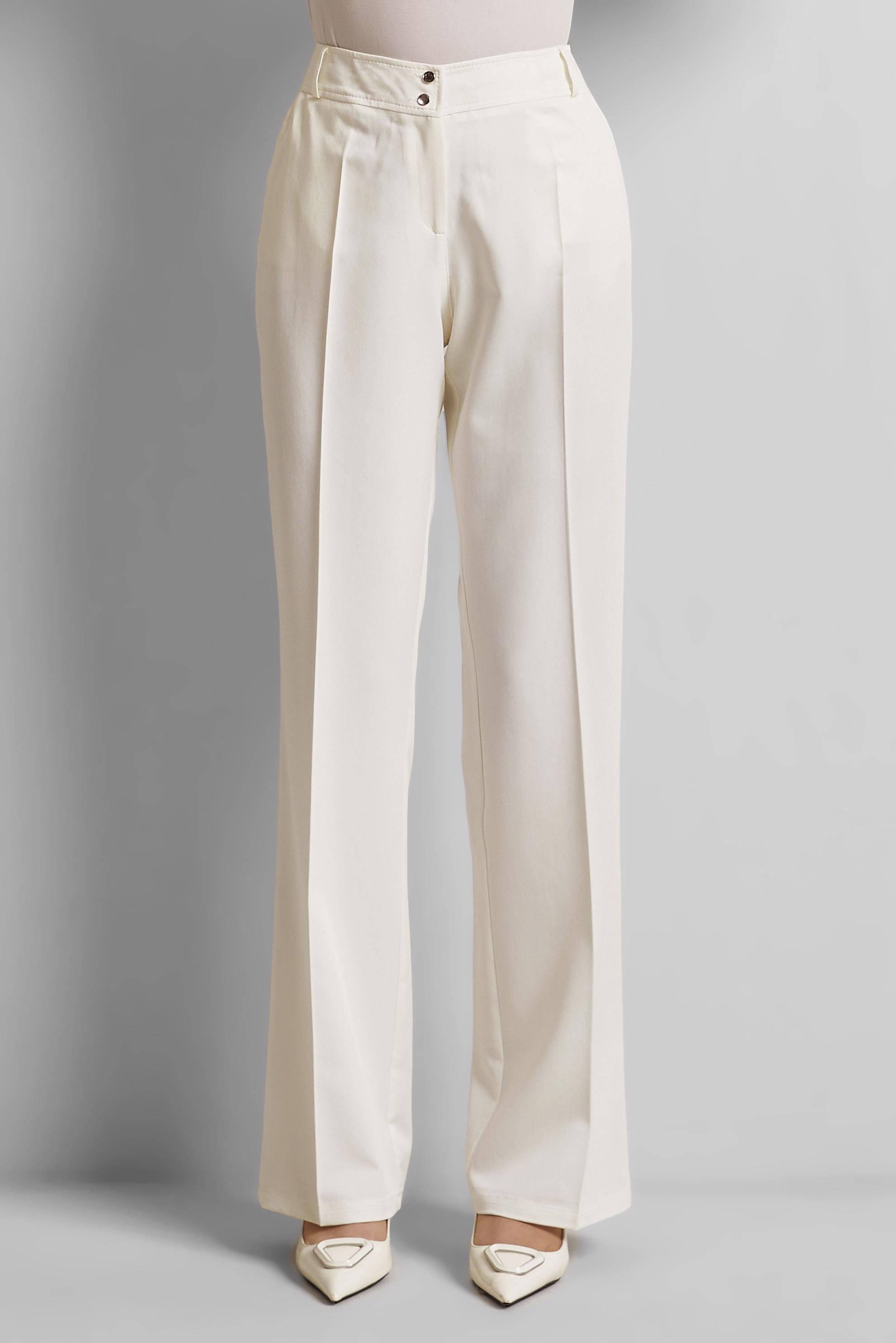 Tesettür giyim BEYAZ BORU PAÇA PANTOLON 70862