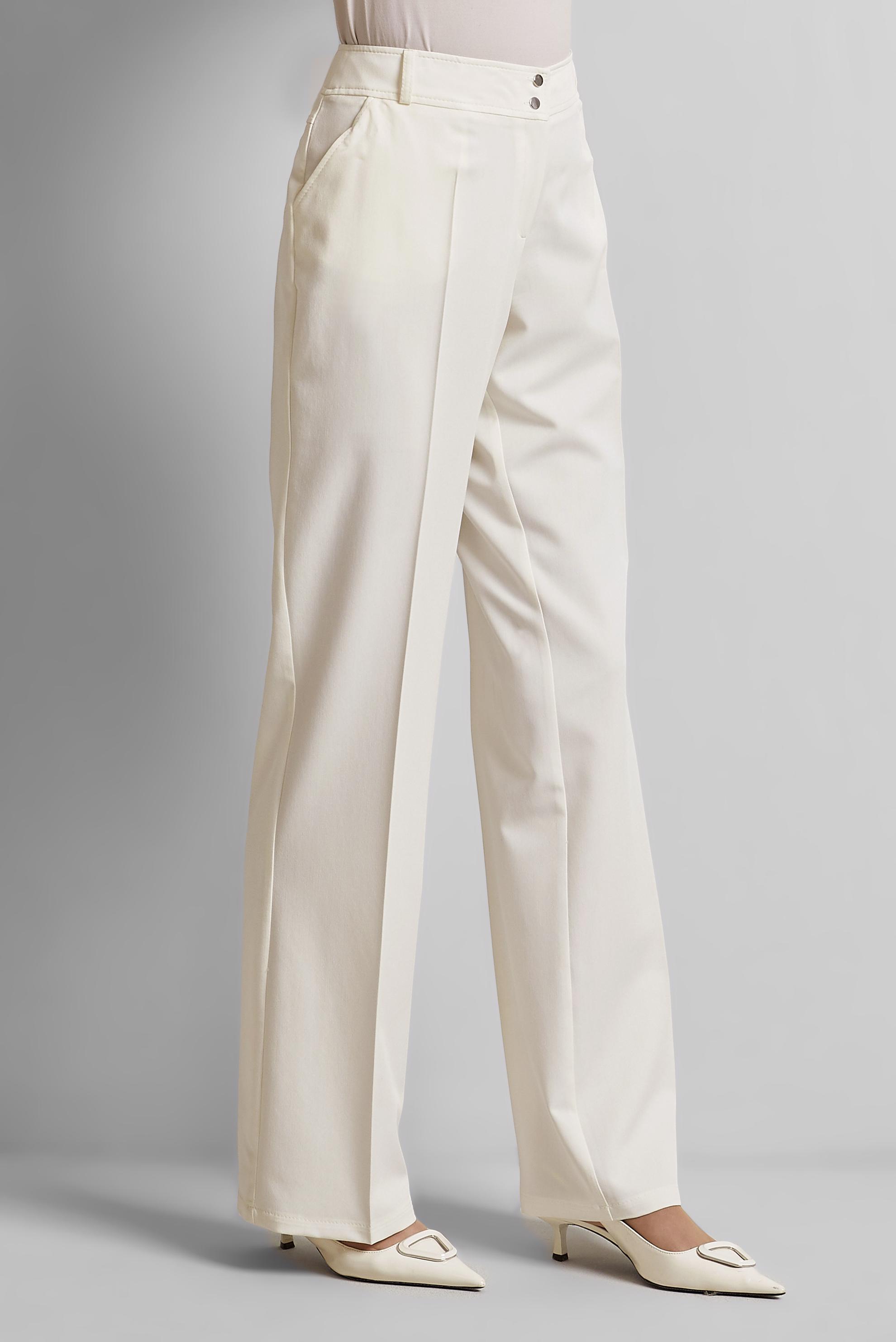 Tesettür giyim BEYAZ BORU PAÇA PANTOLON 70862