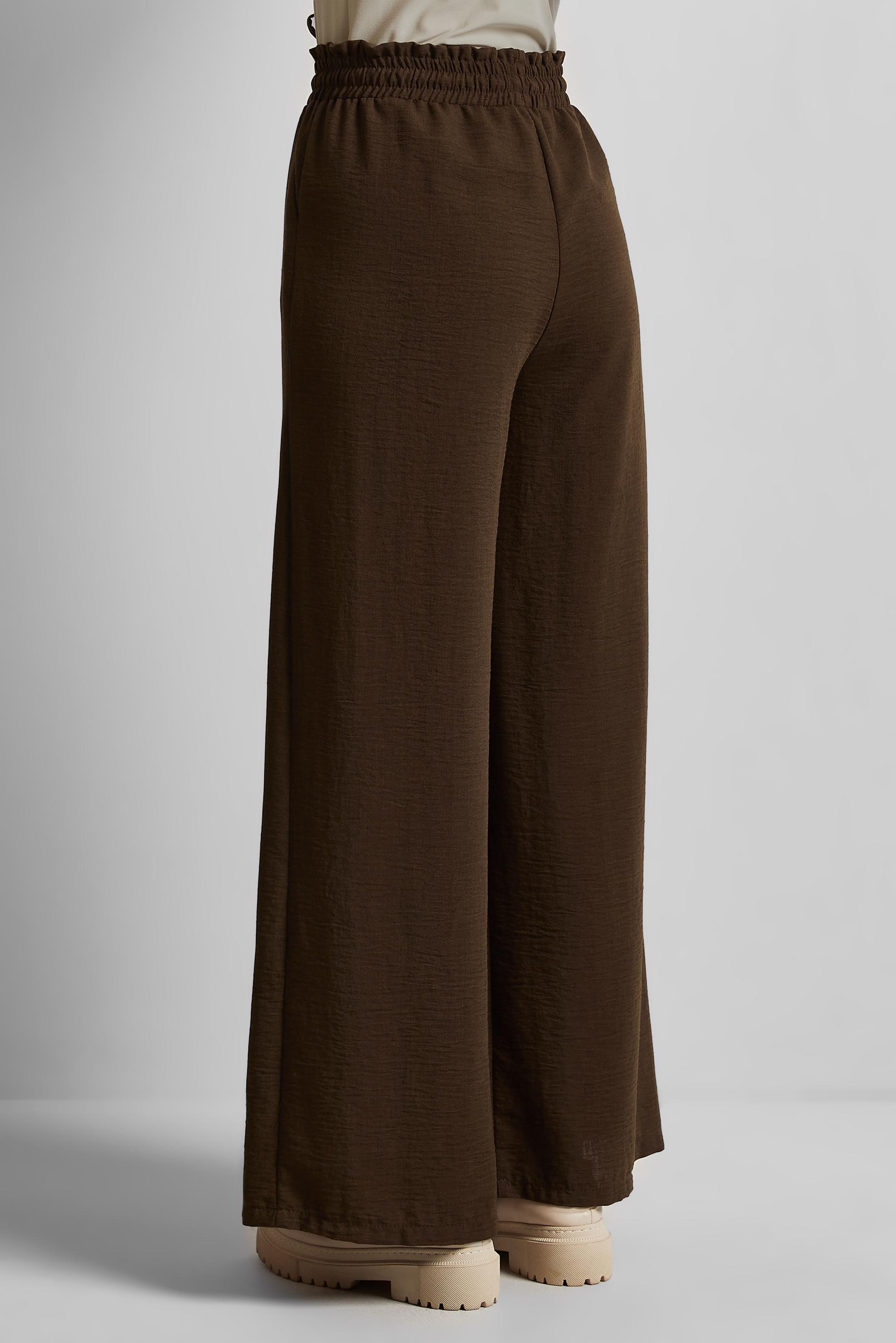 Tesettür giyim KAHVE GENİŞ PAÇA PANTOLON 70863