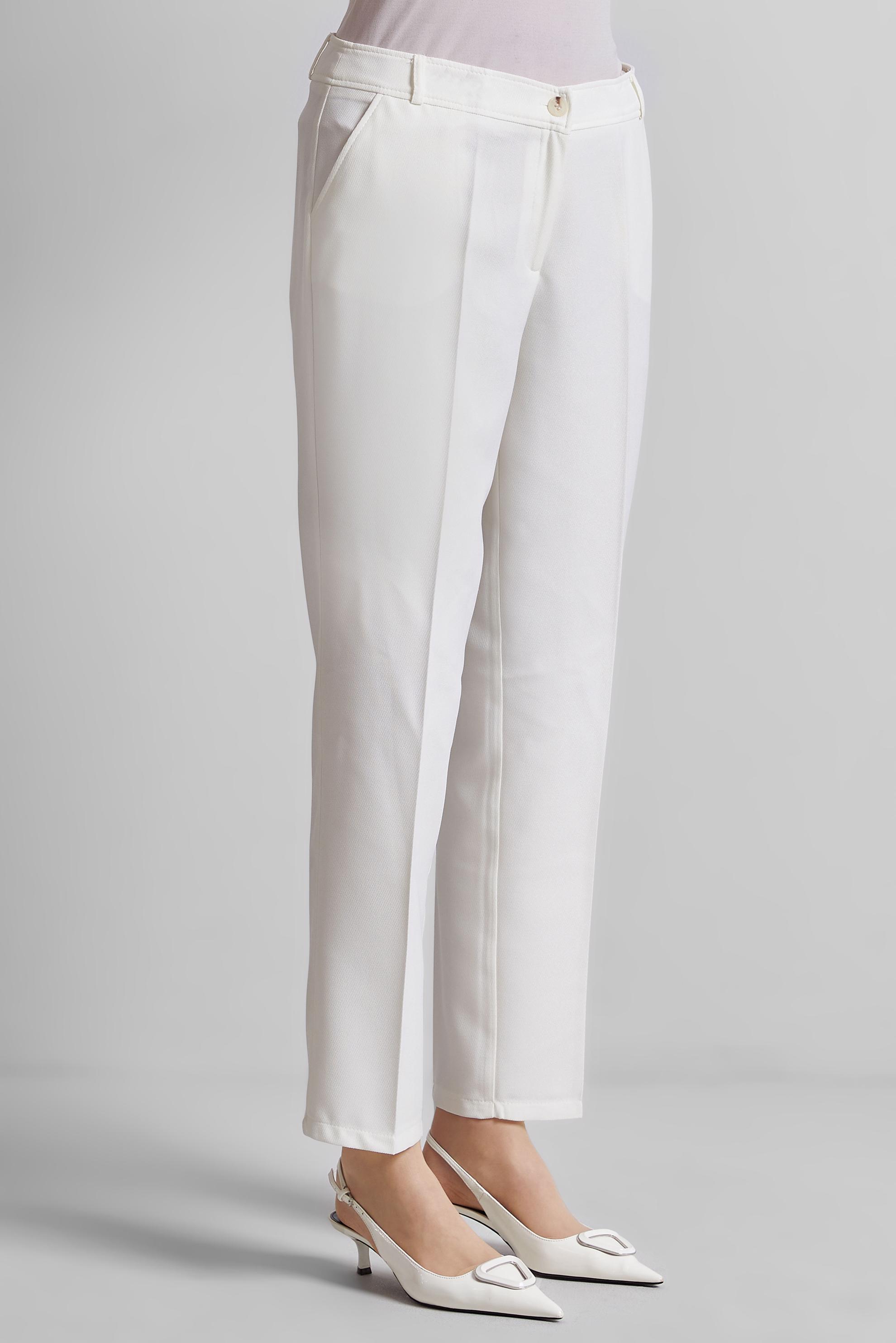 Tesettür giyim BEYAZ BORU PAÇA PANTOLON 70864