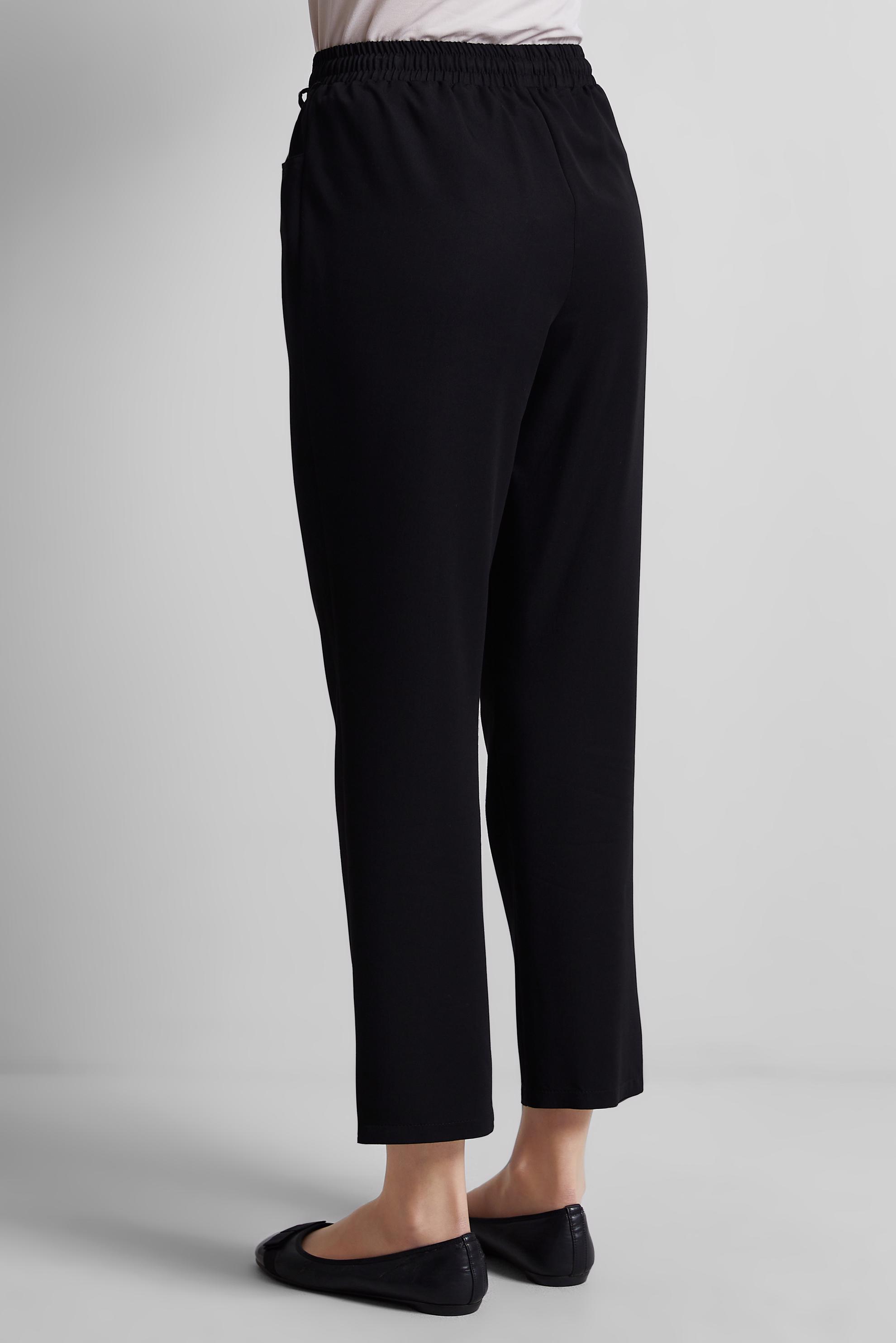 Tesettür giyim SİYAH BELİ LASTİKLİ PANTOLON 70866