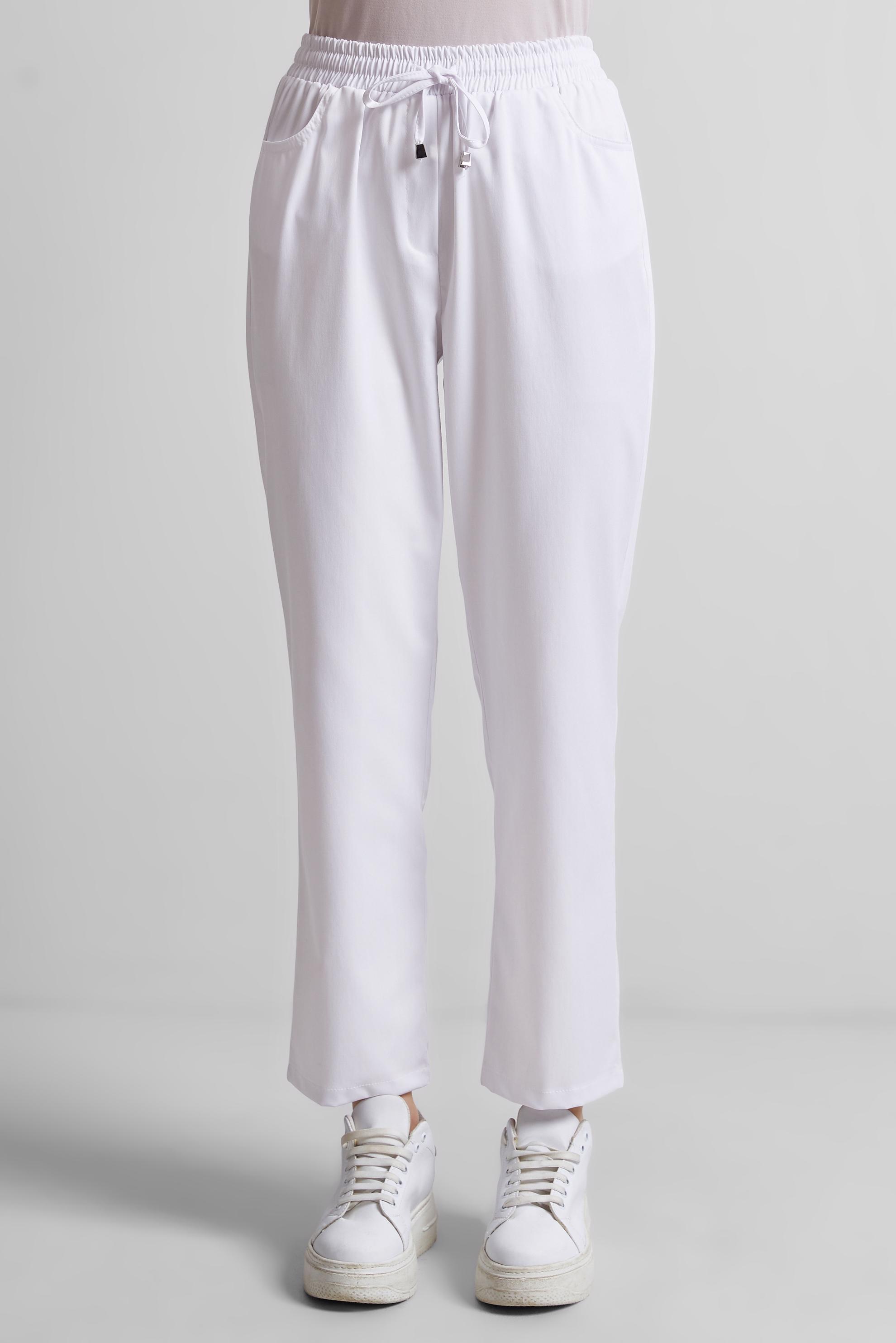 Tesettür giyim BEYAZ BELİ LASTİKLİ PANTOLON 70866