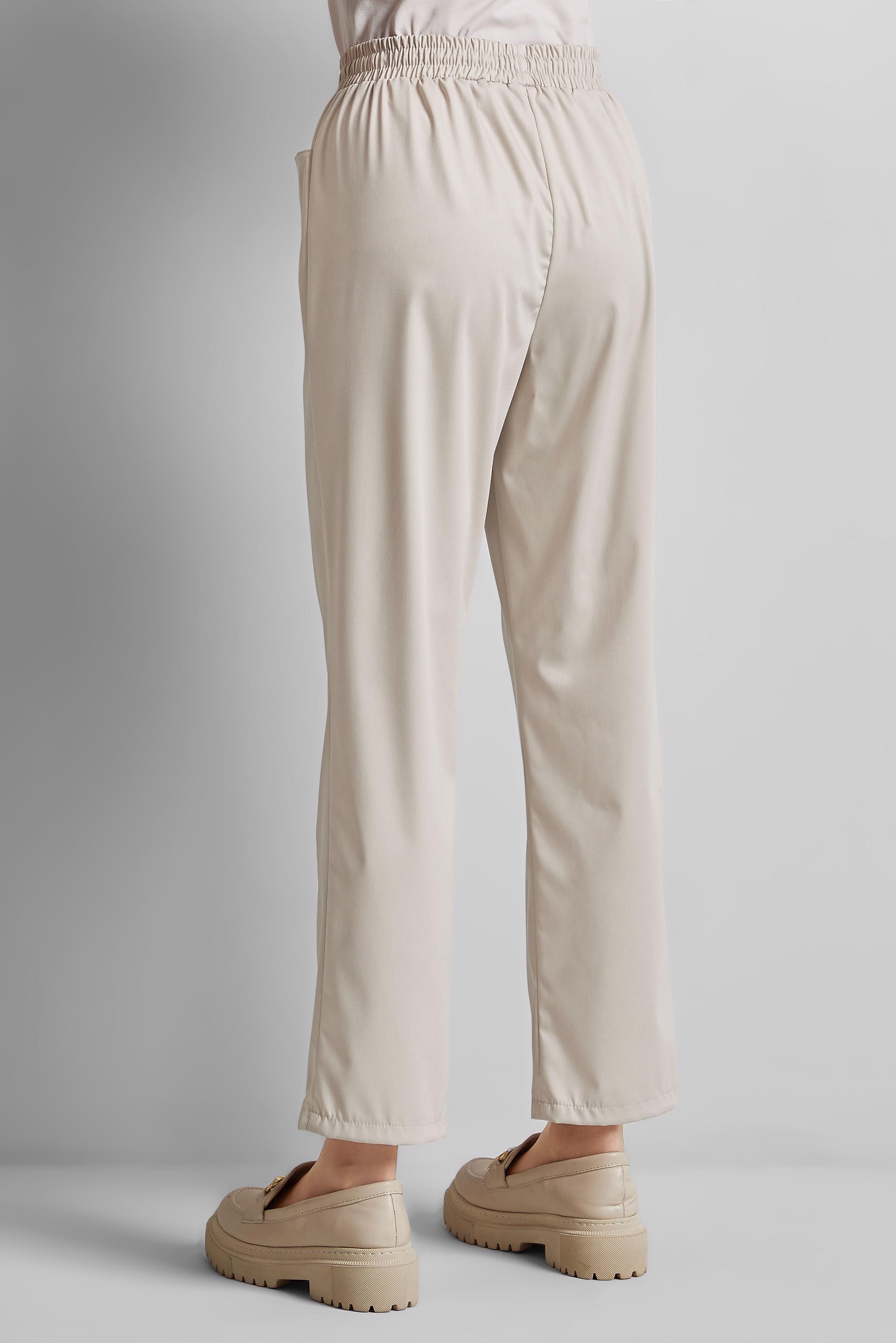 Tesettür giyim BEJ BELİ LASTİKLİ PANTOLON 70866