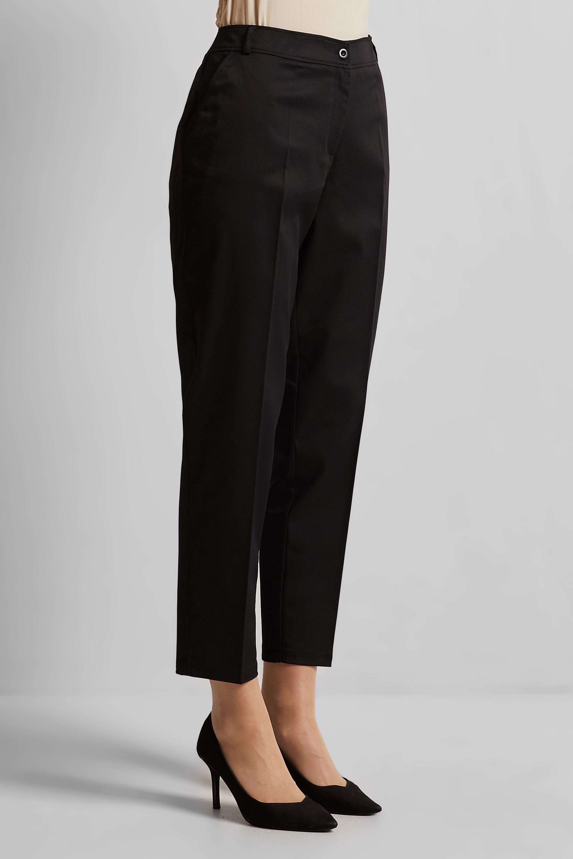 Tesettür giyim SİYAH HAVUÇ KESİM PANTOLON 70867