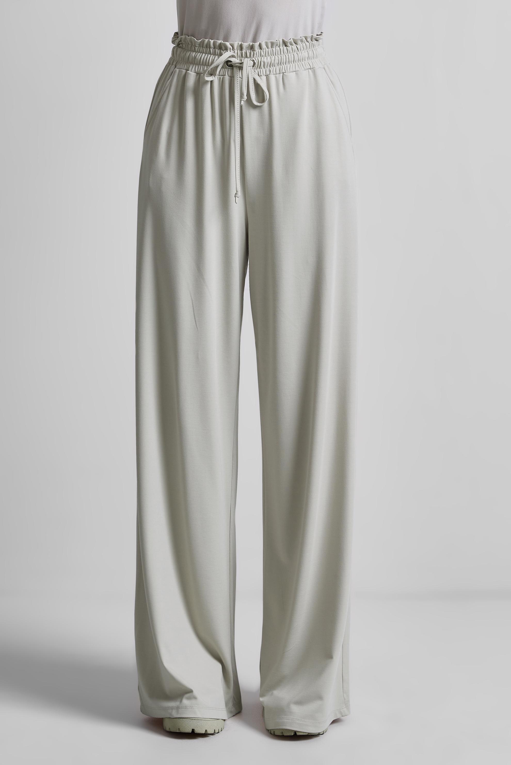 Tesettür giyim BEJ BELİ LASTİKLİ PANTOLON 70870