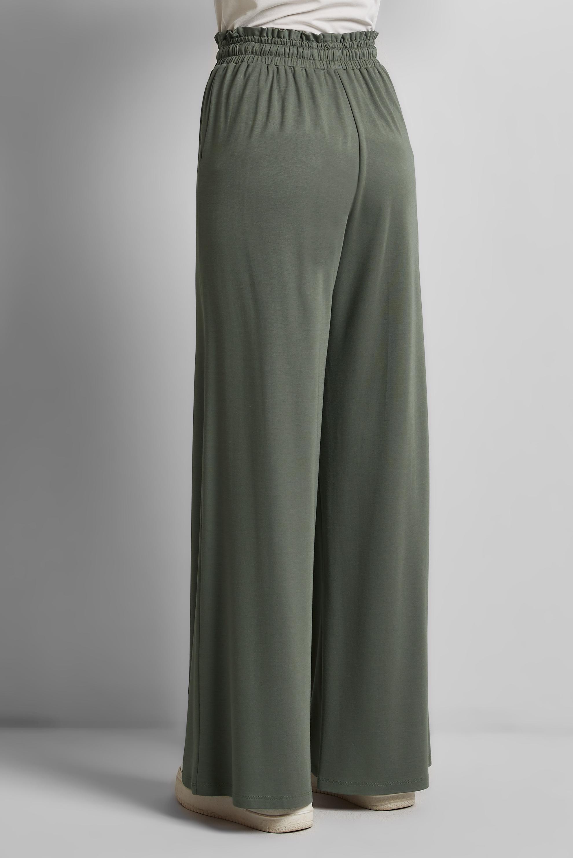 Tesettür giyim HAKİ BELİ LASTİKLİ PANTOLON 70870