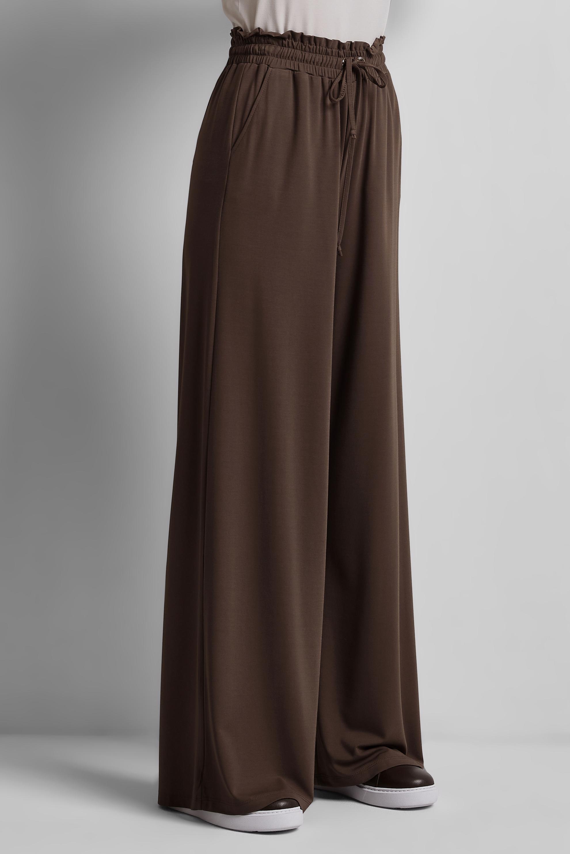 Tesettür giyim KAHVE BELİ LASTİKLİ PANTOLON 70870