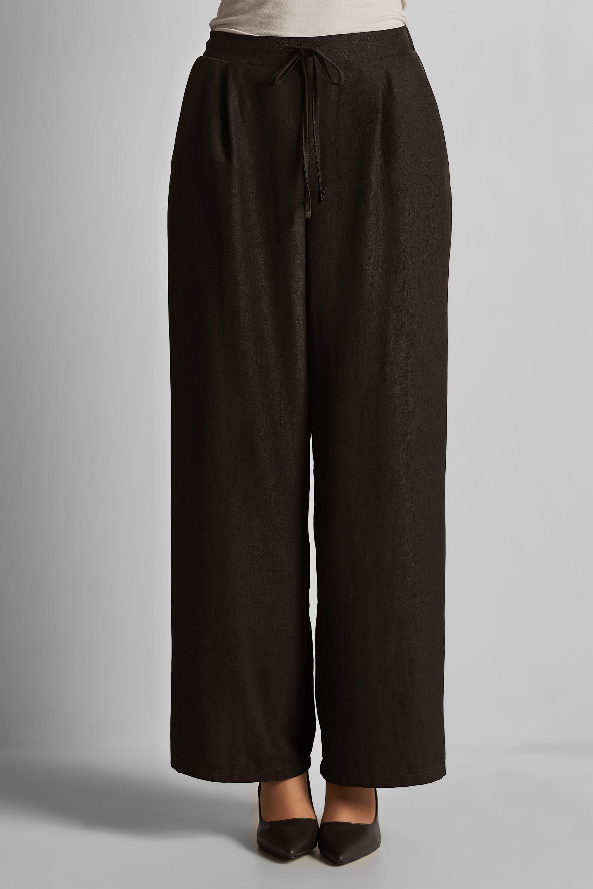 Tesettür giyim KAHVE GENİŞ PAÇA PANTOLON 70871