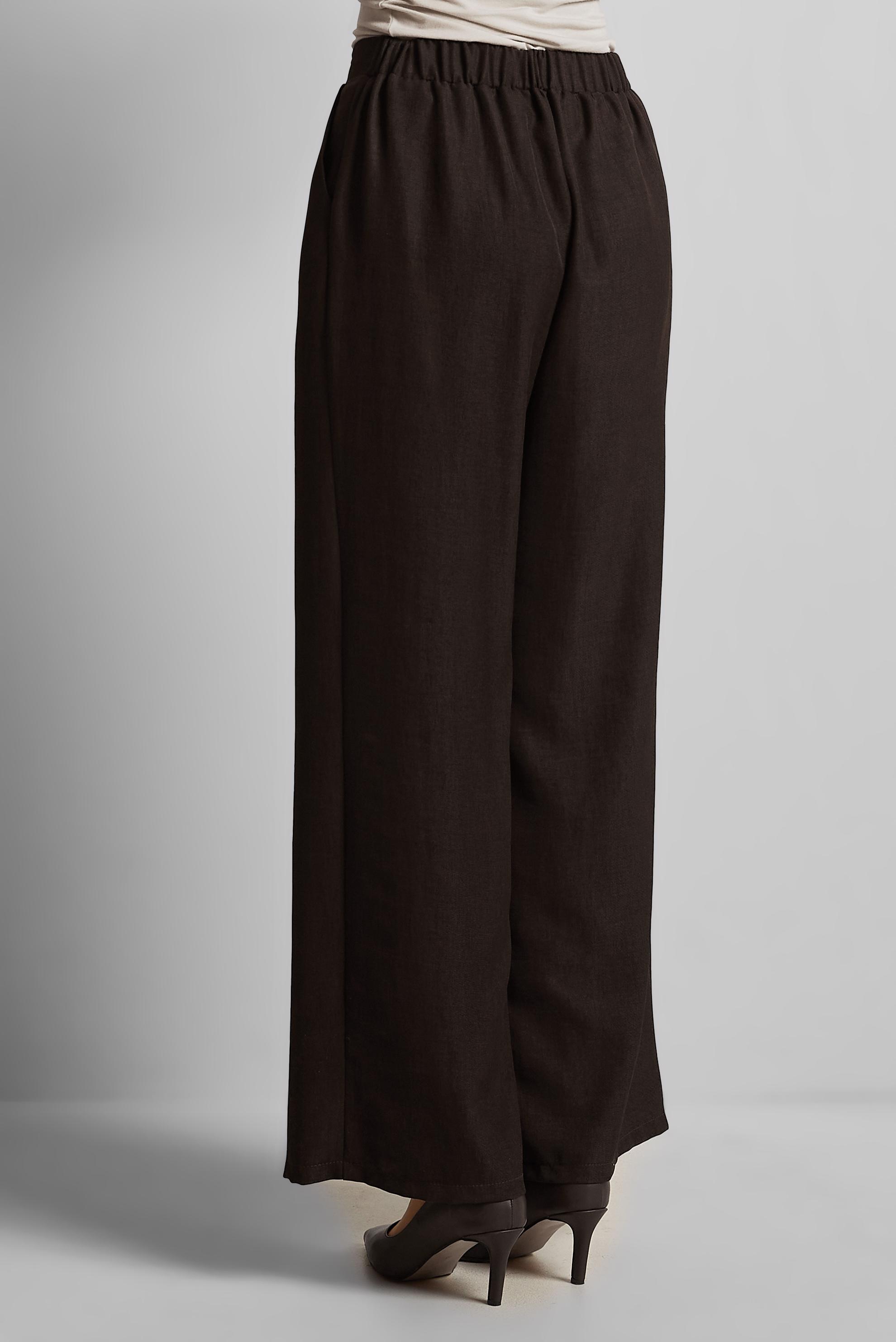 Tesettür giyim KAHVE GENİŞ PAÇA PANTOLON 70871