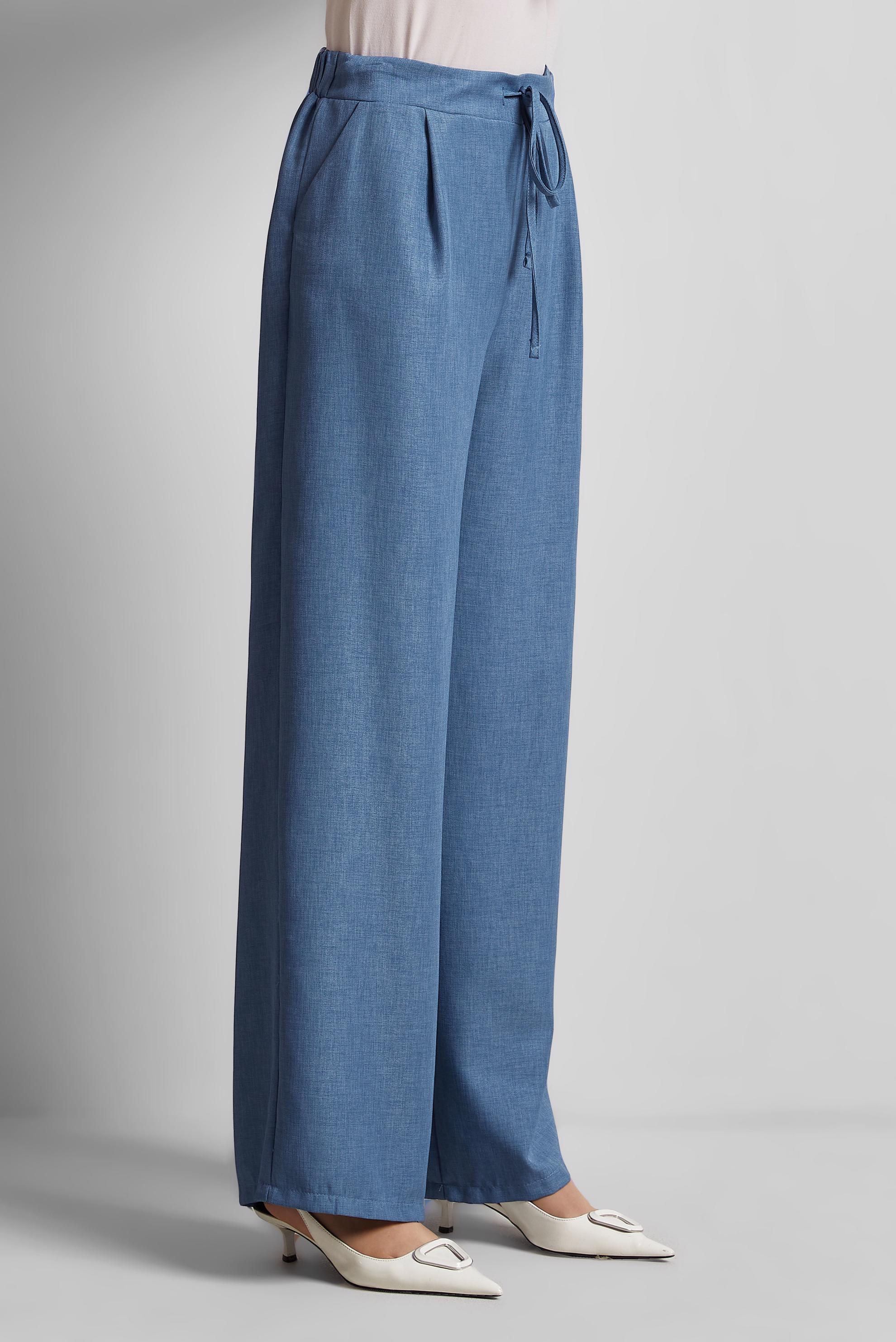 Tesettür giyim LACİVERT GENİŞ PAÇA PANTOLON 70871