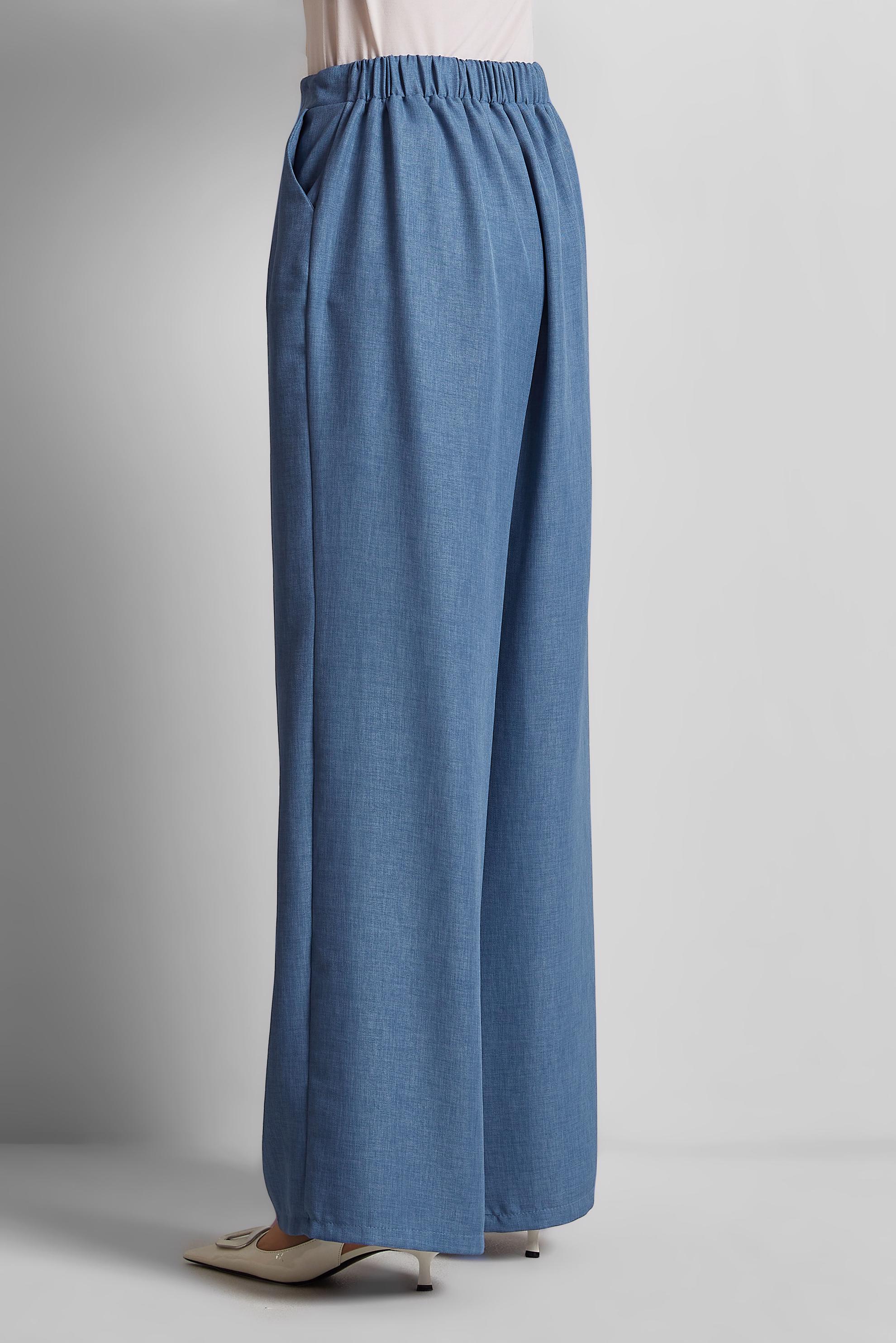 Tesettür giyim LACİVERT GENİŞ PAÇA PANTOLON 70871