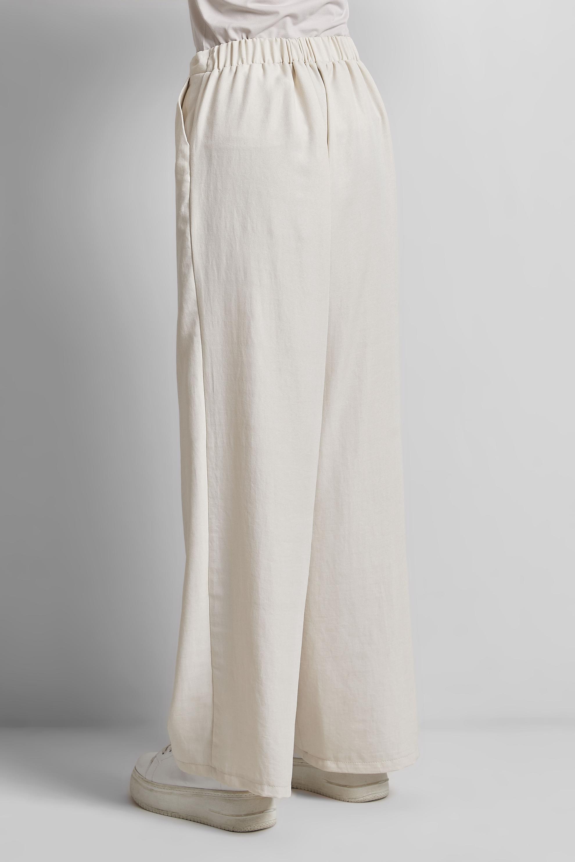 Tesettür giyim EKRU GENİŞ PAÇA PANTOLON 70871